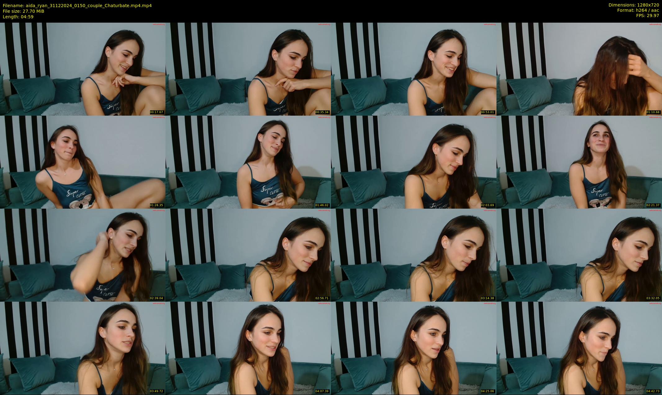 aida_ryan — 5 minute Chaturbate couple cam show recording, 720p, Dec 31, 2024