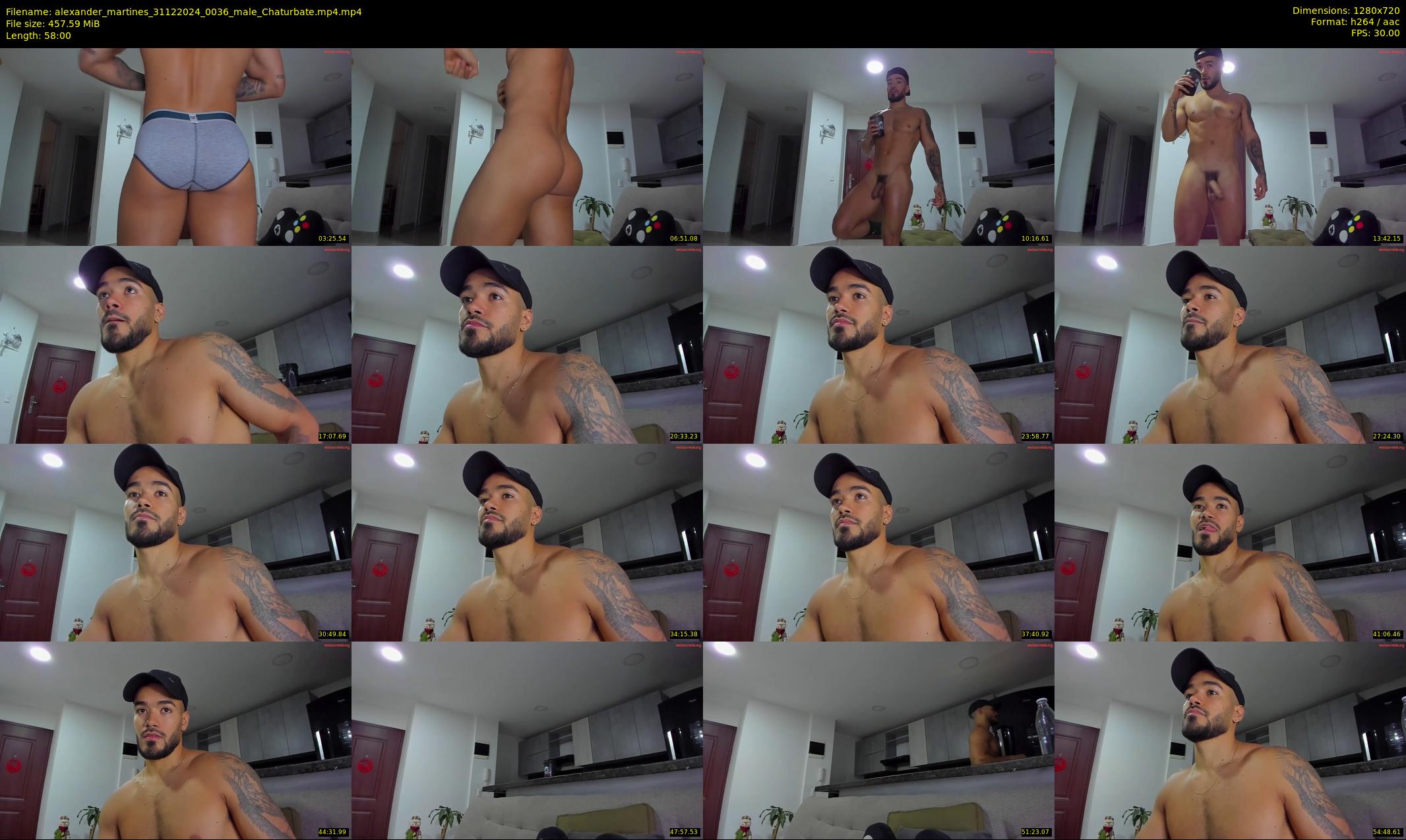 alexander_martines — 58 minute Chaturbate male cam show recording, 720p, Dec 31, 2024