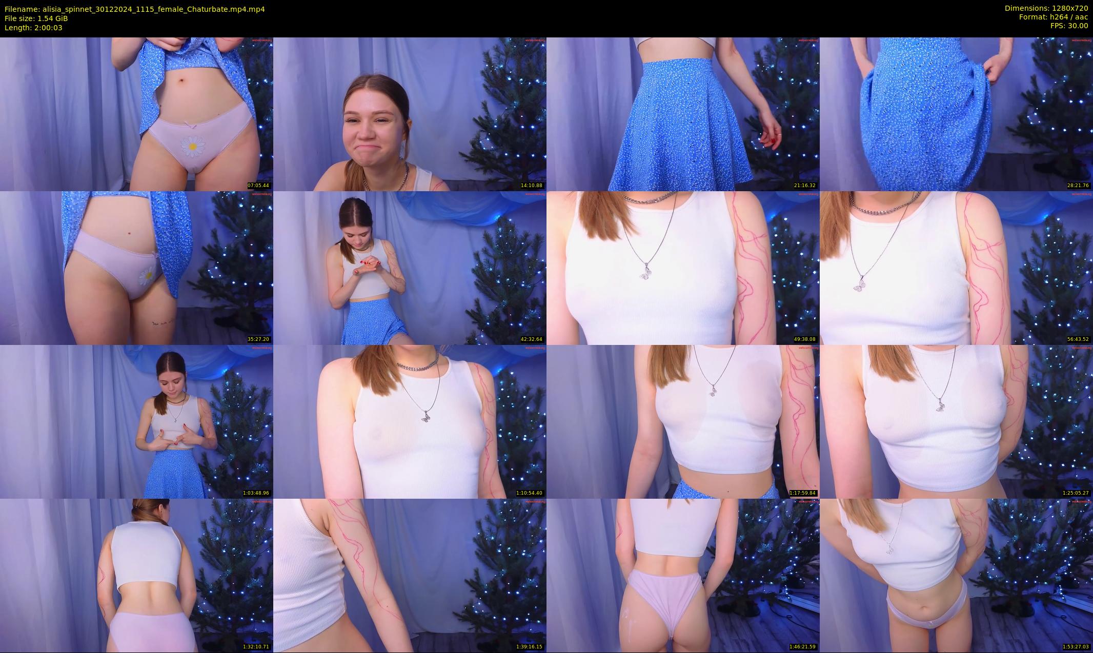 alisia_spinnet — 121 minute Chaturbate female cam show recording, 720p, Dec 30, 2024