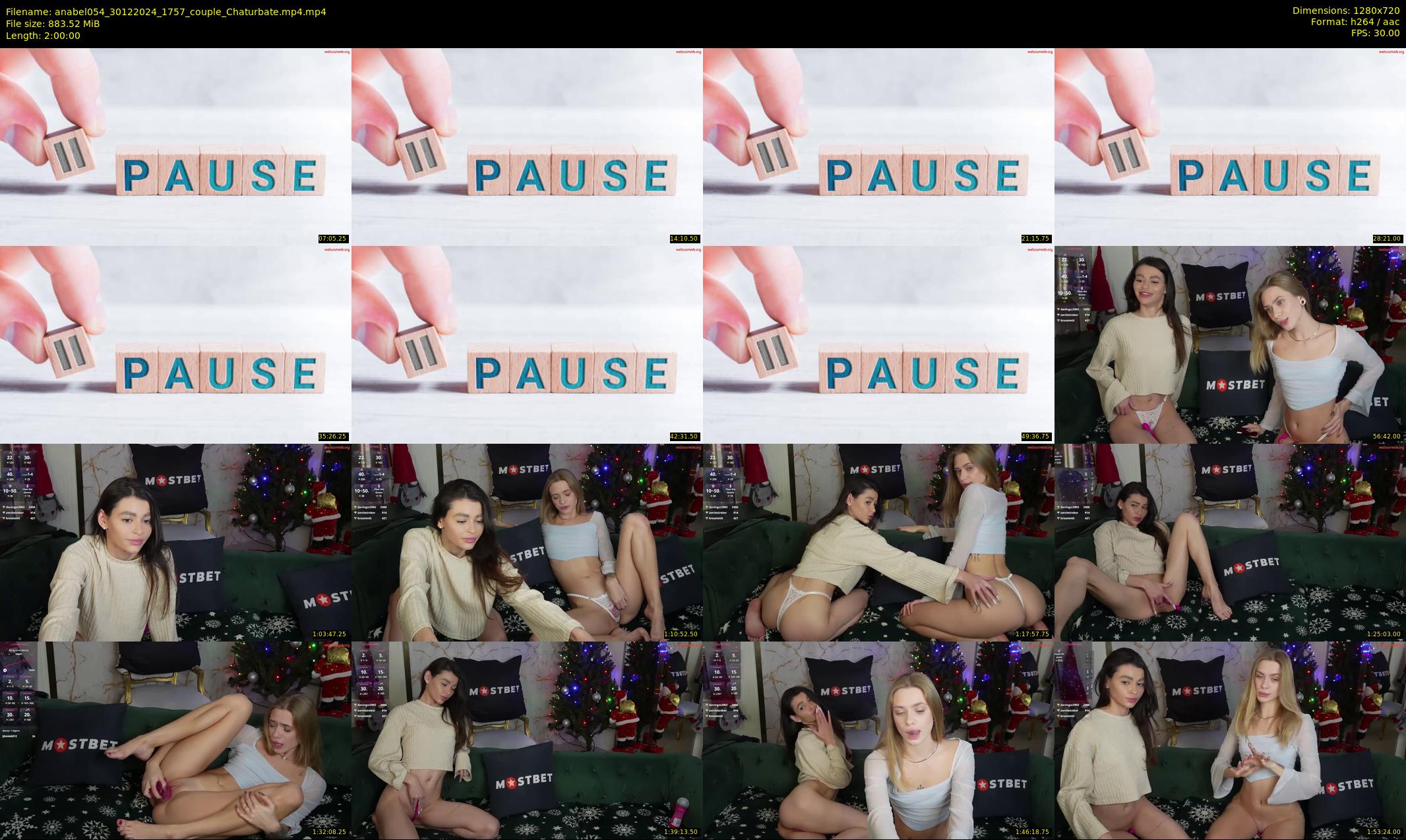 anabel054 — 120 minute Chaturbate female cam show recording, 720p, Dec 30, 2024