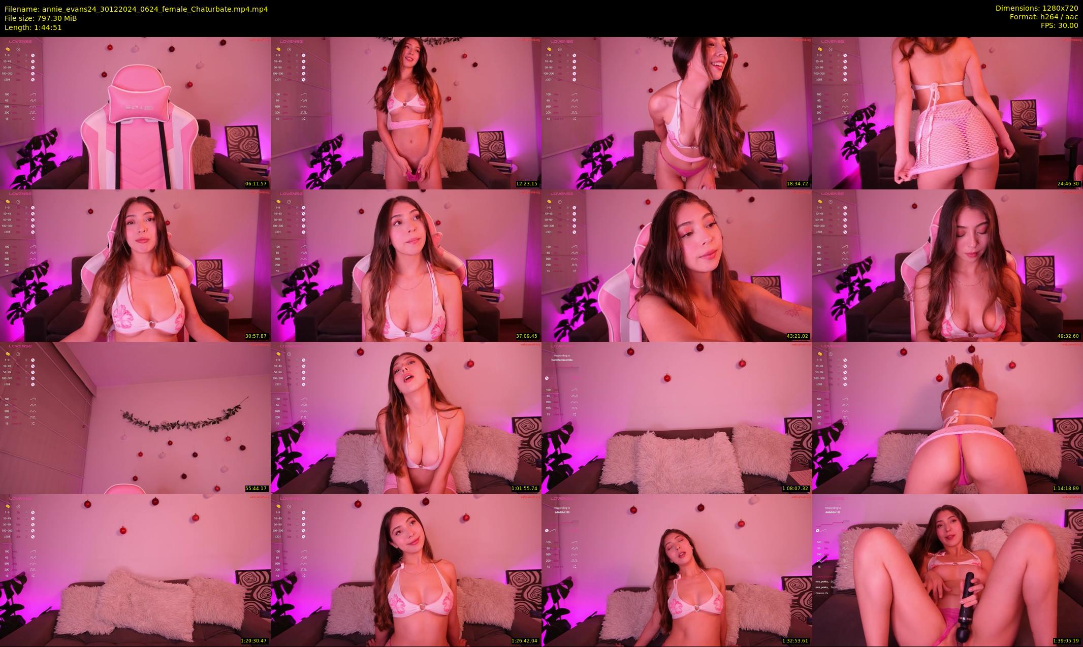 annie_evans24 — 105 minute Chaturbate female cam show recording, 720p, Dec 30, 2024