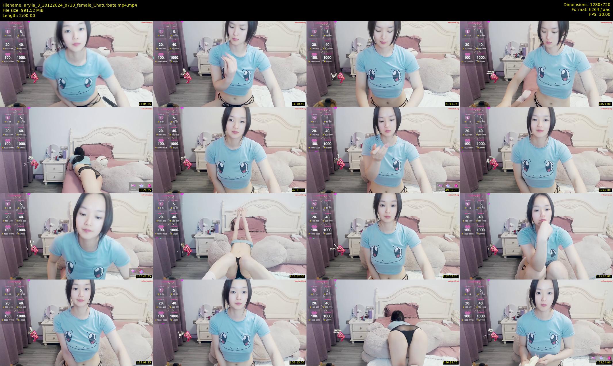 arylia_3 — 120 minute Chaturbate female cam show recording, 720p, Dec 30, 2024
