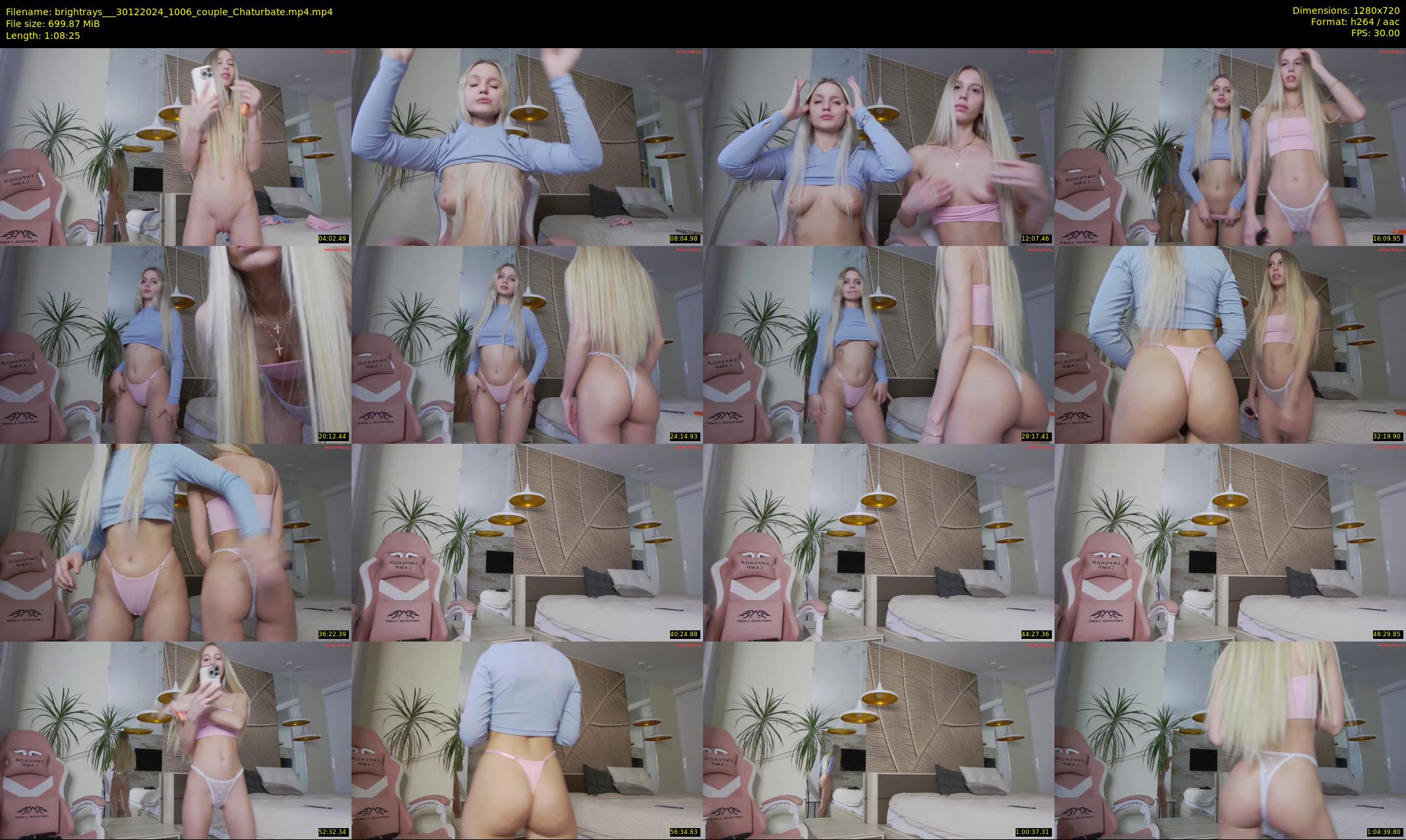 brightrays__ — 69 minute Chaturbate female cam show recording, 720p, Dec 30, 2024