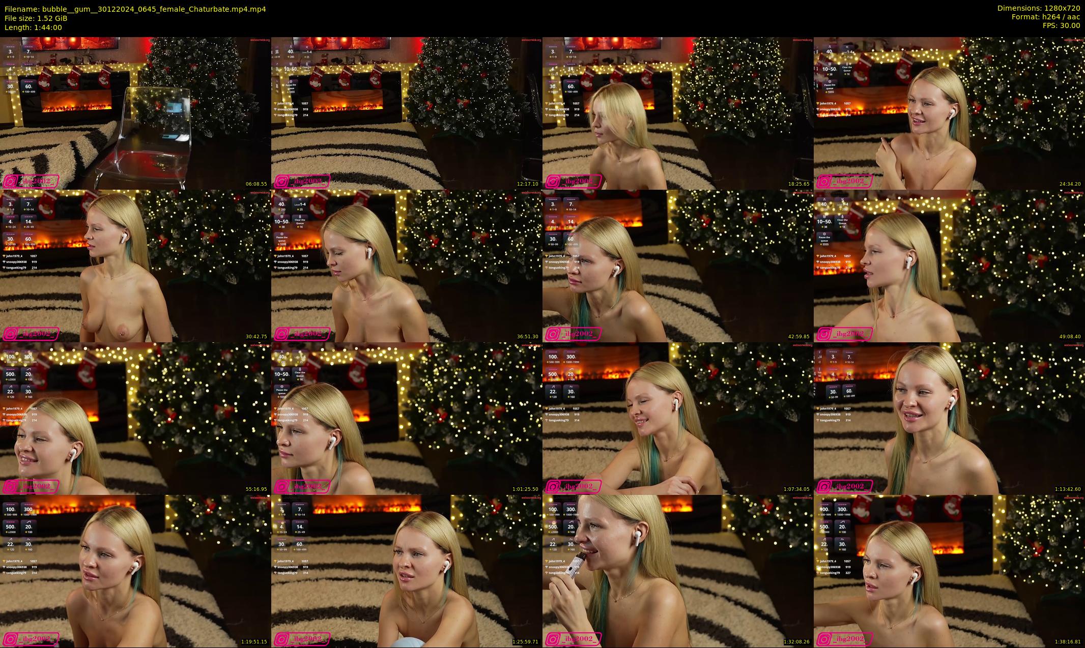 bubble__gum_ — 104 minute Chaturbate female cam show recording, 720p, Dec 30, 2024