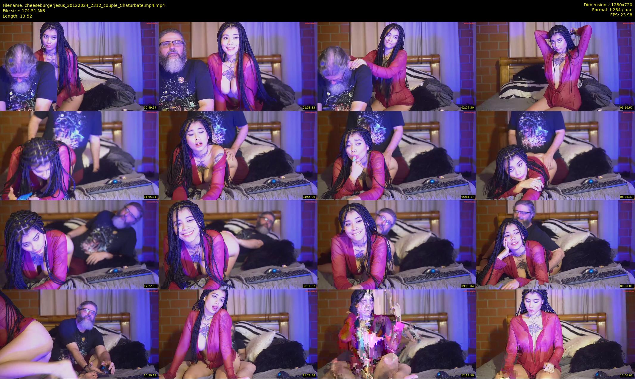 cheeseburgerjesus — 14 minute Chaturbate couple cam show recording, 720p, Dec 30, 2024