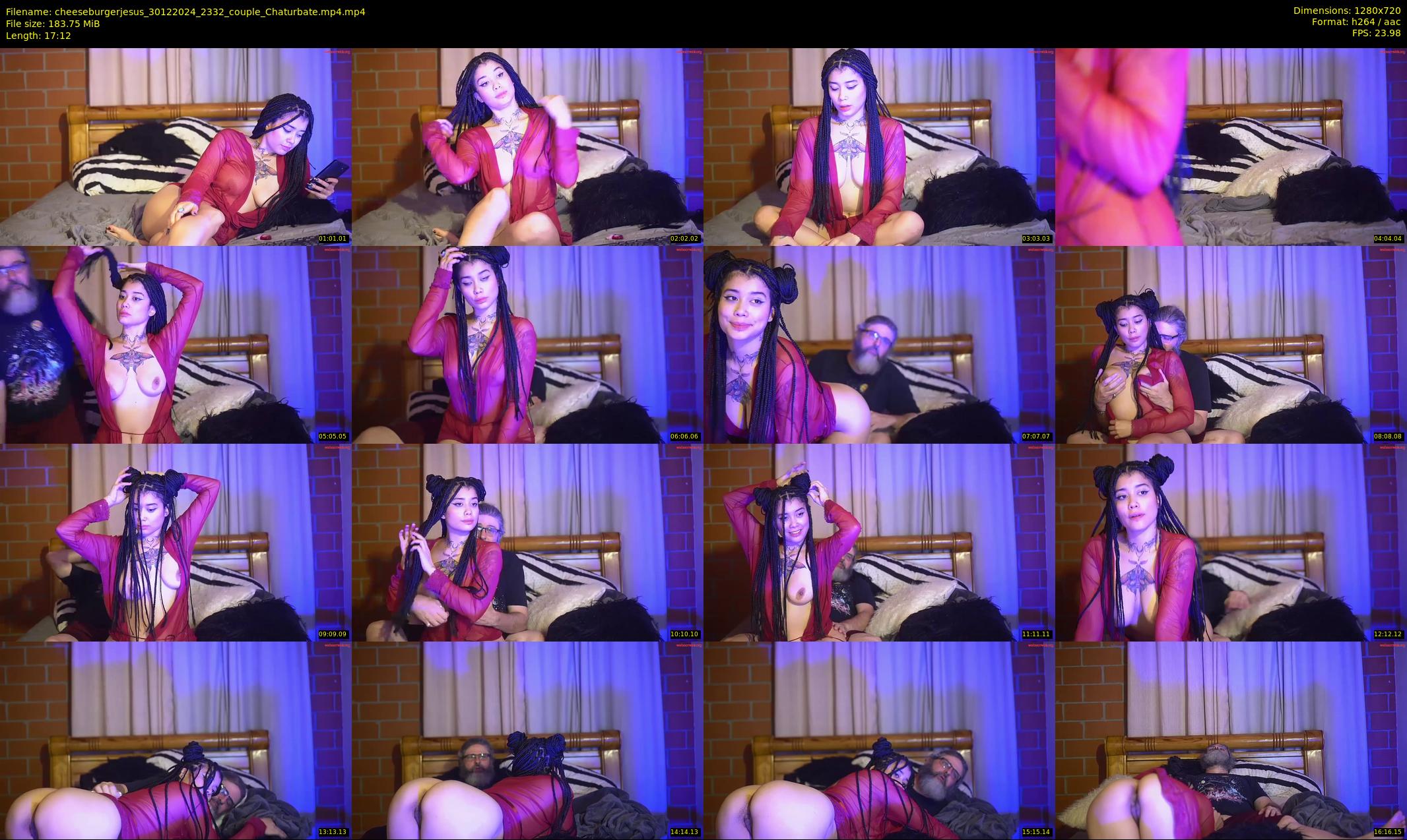 cheeseburgerjesus — 18 minute Chaturbate couple cam show recording, 720p, Dec 30, 2024