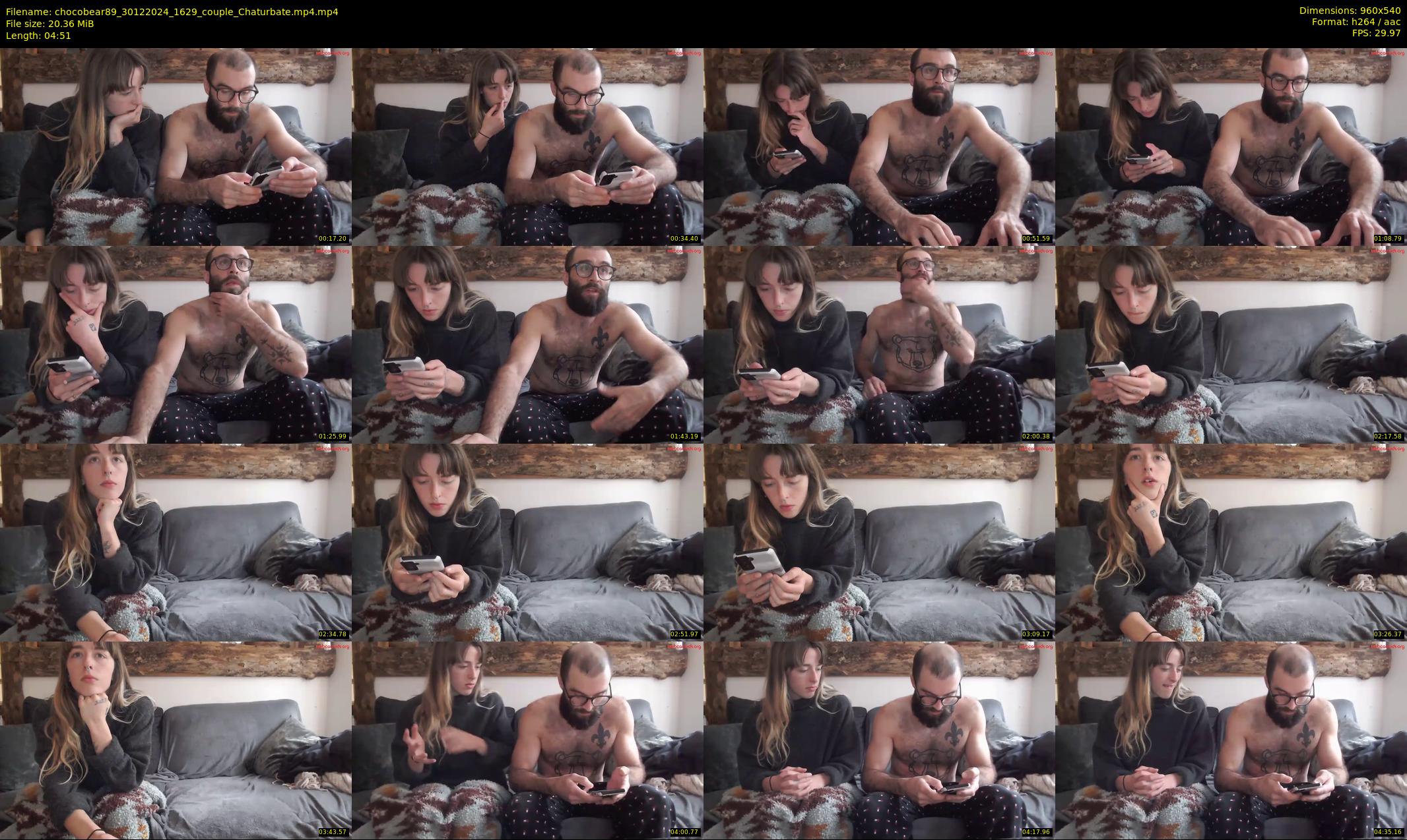chocobear89 — 5 minute Chaturbate couple cam show recording, 480p, Dec 30, 2024