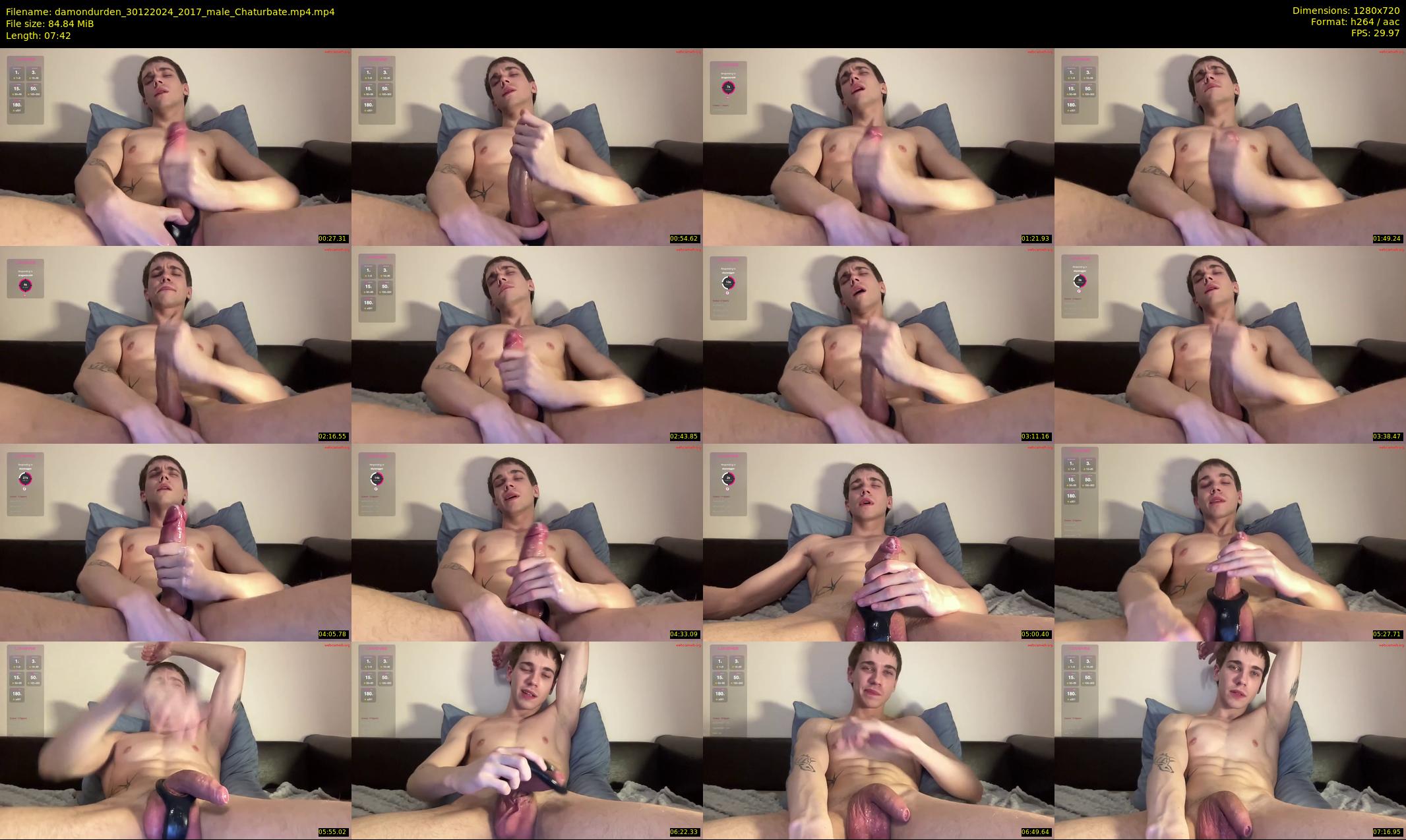 damondurden — 8 minute Chaturbate male cam show recording, 720p, Dec 30, 2024