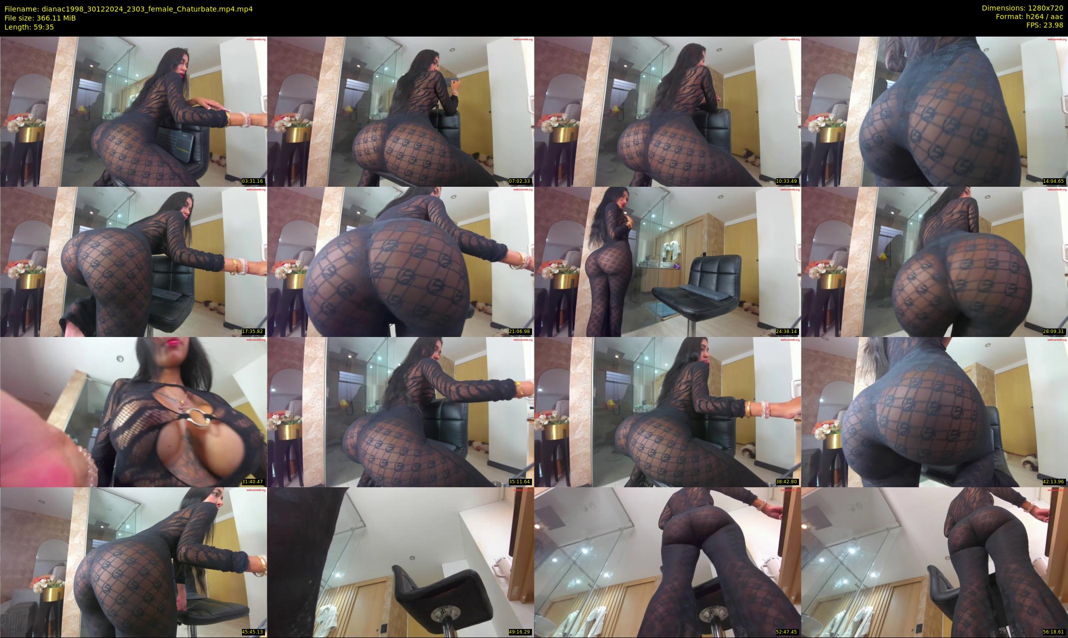 dianac1998 — 60 minute Chaturbate female cam show recording, 720p, Dec 30, 2024