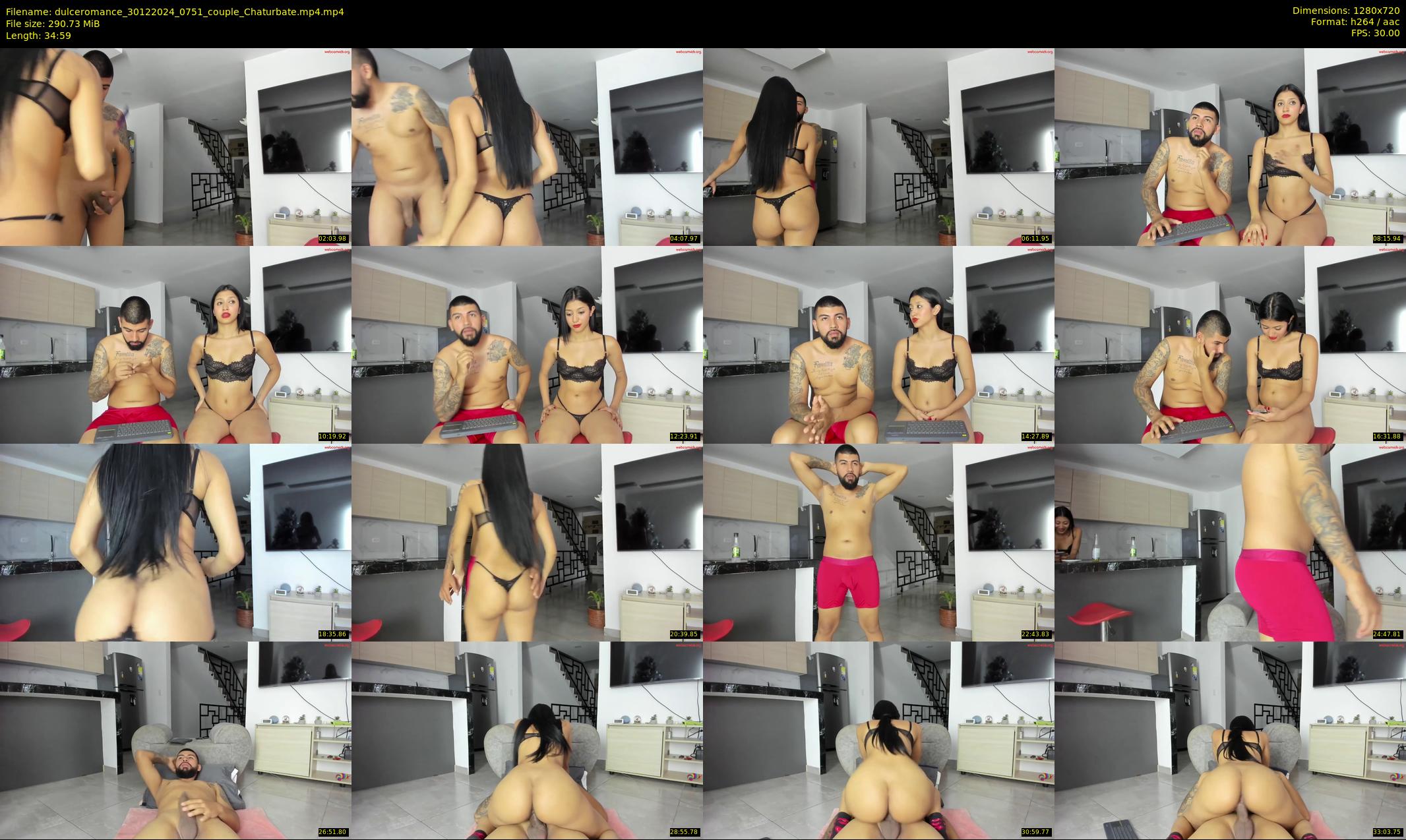 dulceromance — 35 minute Chaturbate couple cam show recording, 720p, Dec 30, 2024