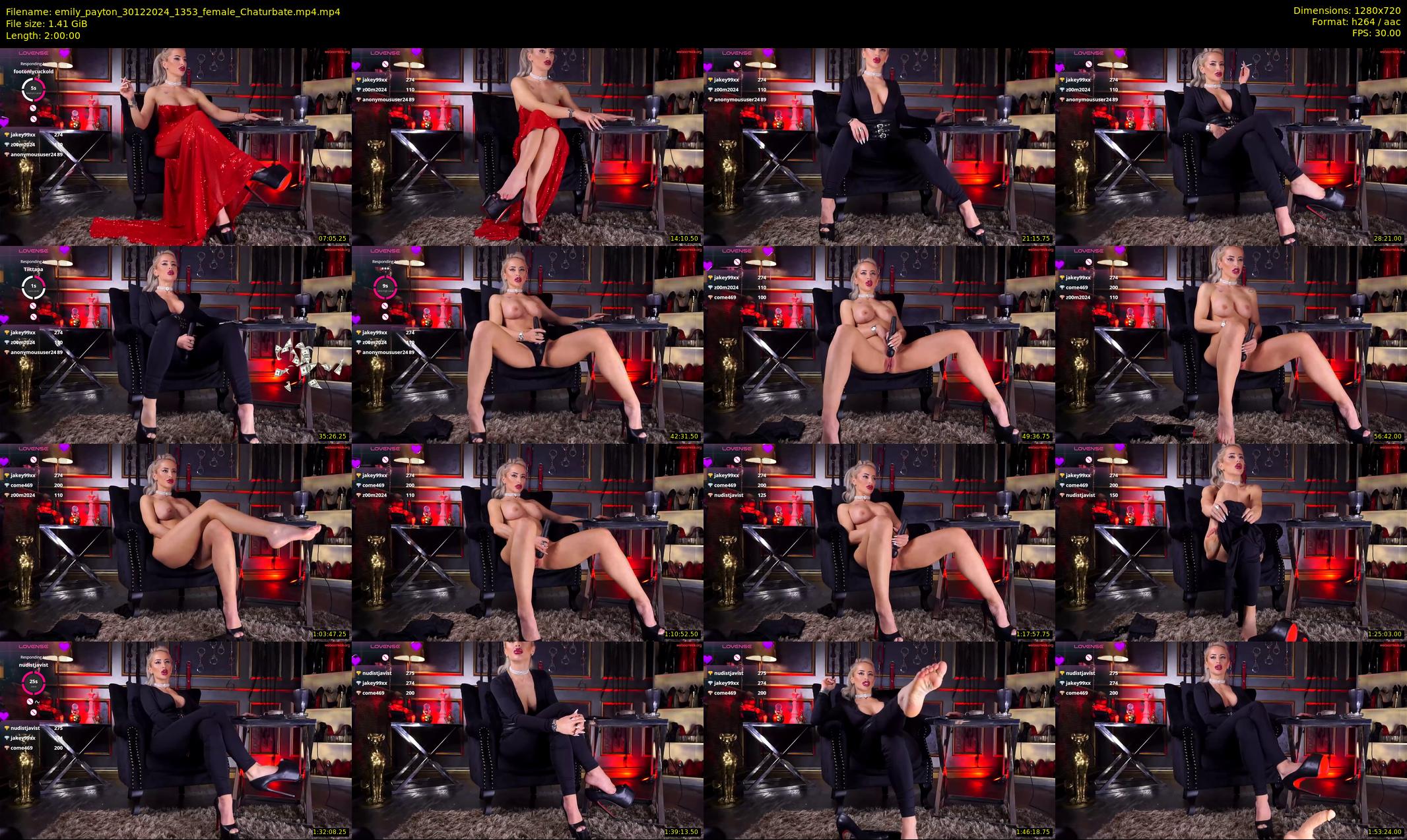 emily_payton — 120 minute Chaturbate female cam show recording, 720p, Dec 30, 2024