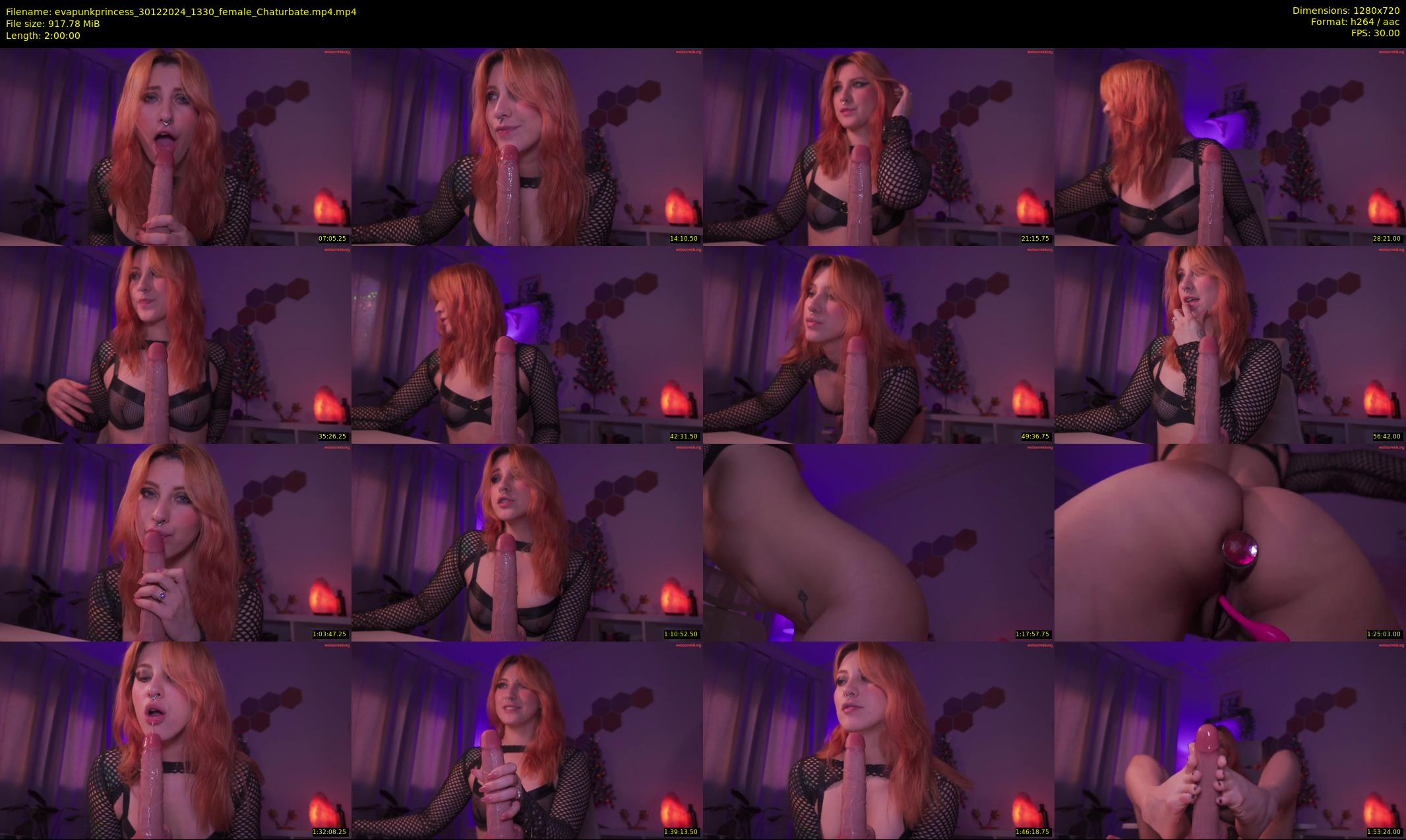 evapunkprincess — 120 minute Chaturbate female cam show recording, 720p, Dec 30, 2024