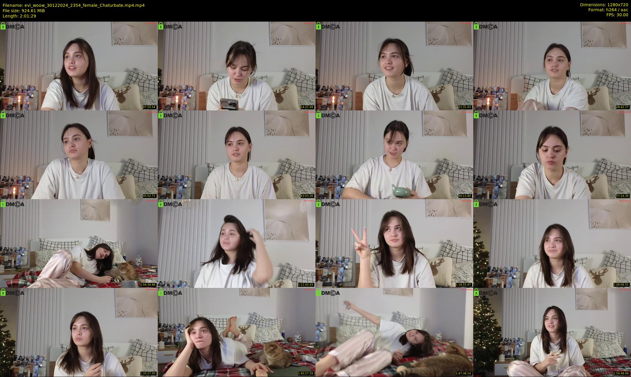 evi_woow — 122 minute Chaturbate female cam show recording, 720p, Dec 30, 2024