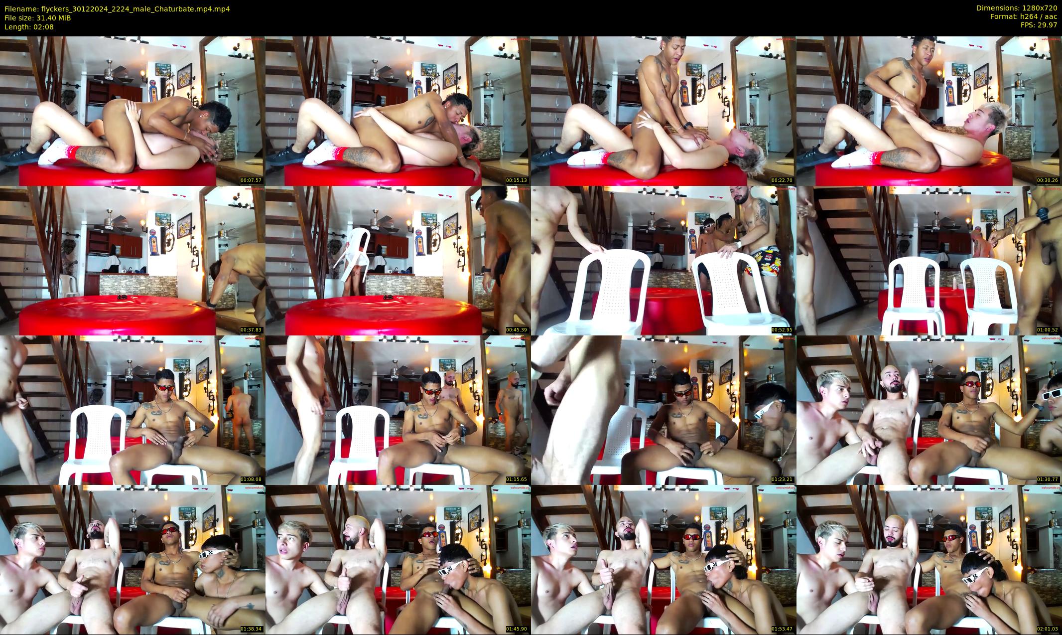 flyckers — 3 minute Chaturbate male cam show recording, 720p, Dec 30, 2024