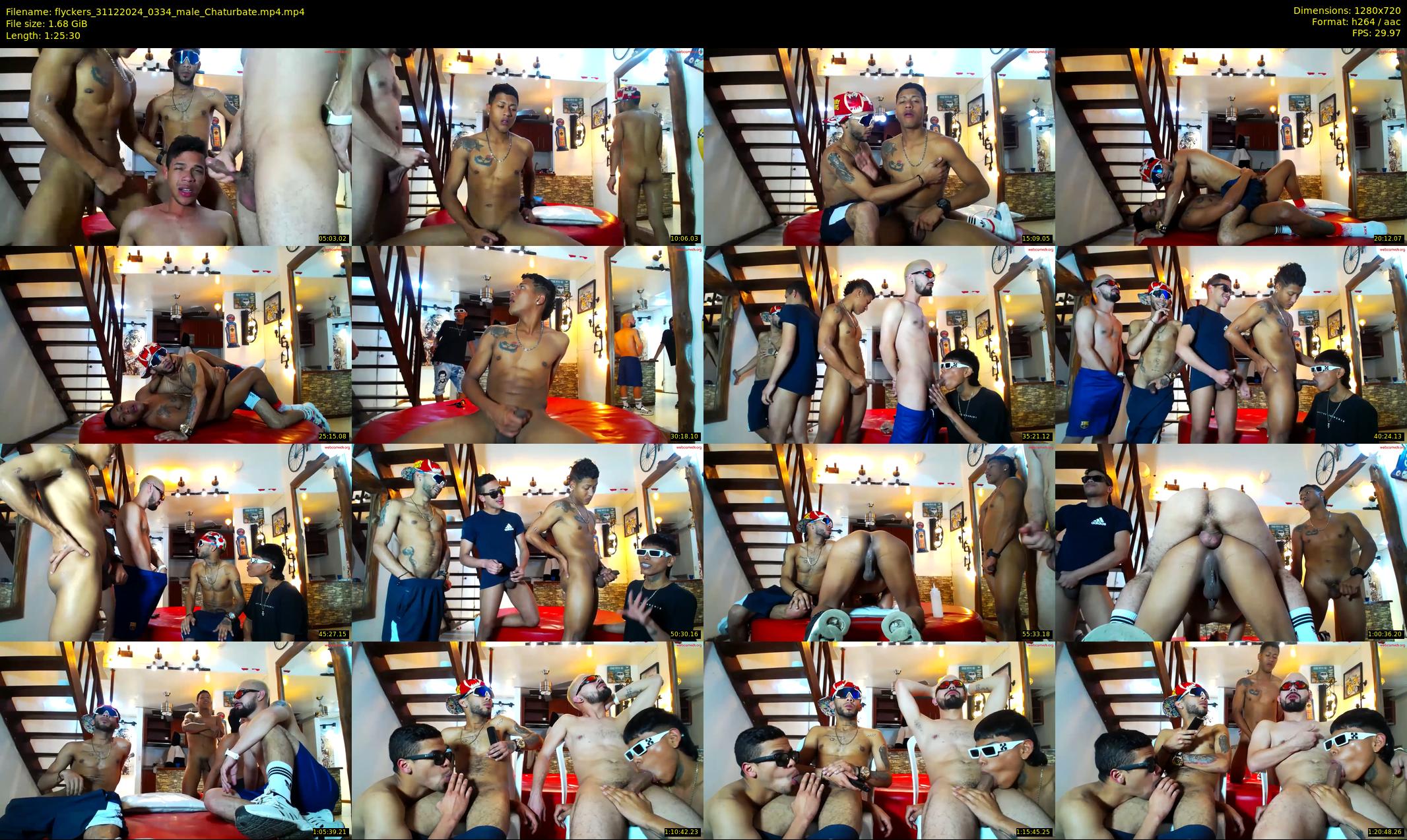 flyckers — 86 minute Chaturbate male cam show recording, 720p, Dec 31, 2024