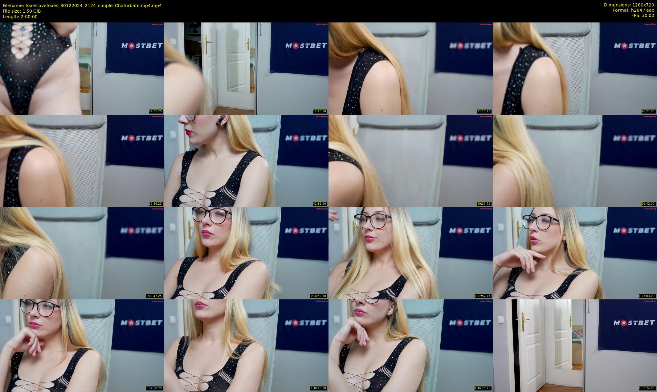 foxeslovefoxes — 120 minute Chaturbate couple cam show recording, 720p, Dec 30, 2024