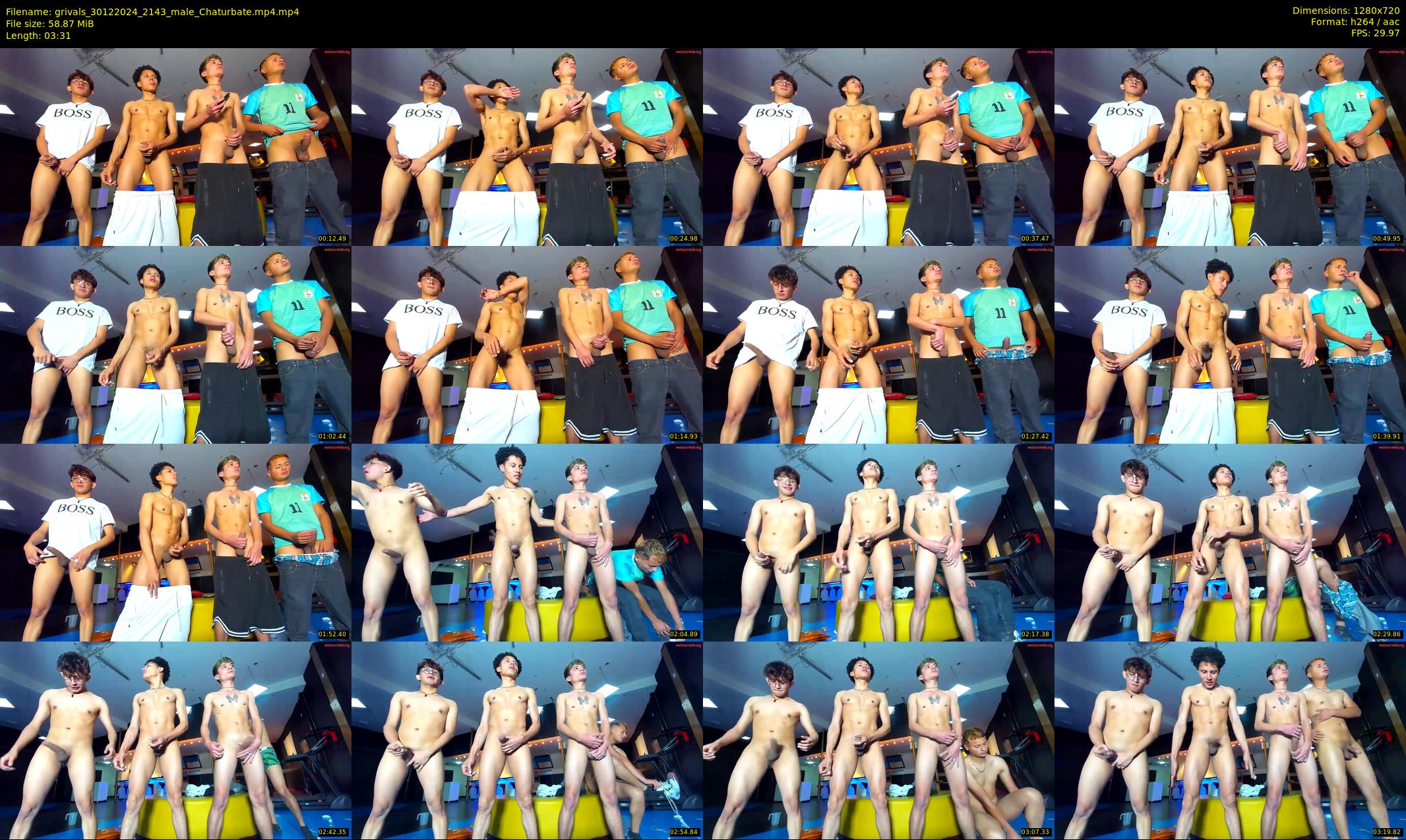 grivals — 4 minute Chaturbate male cam show recording, 720p, Dec 30, 2024