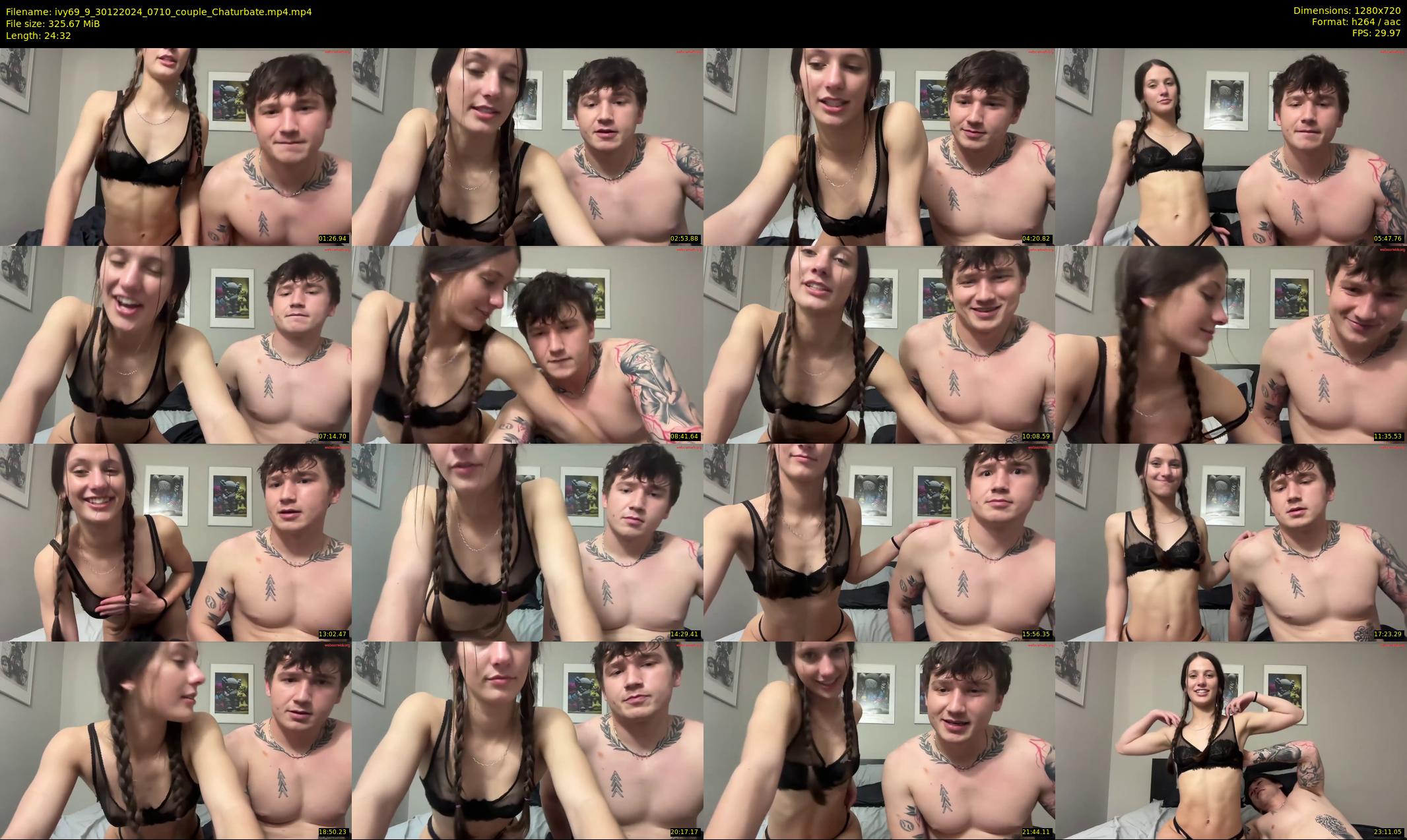 ivy69_9 — 25 minute Chaturbate couple cam show recording, 720p, Dec 30, 2024