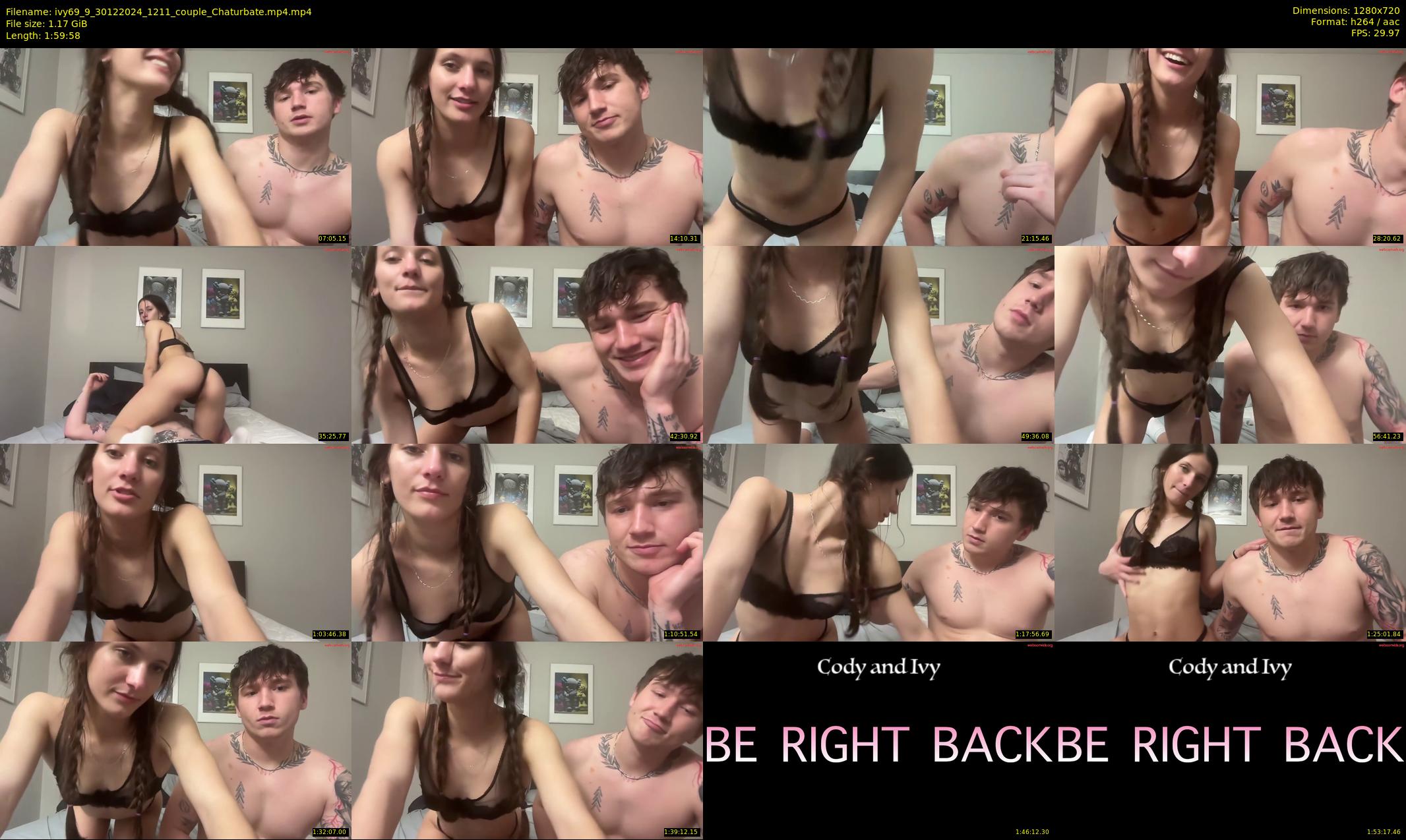 ivy69_9 — 120 minute Chaturbate couple cam show recording, 720p, Dec 30, 2024