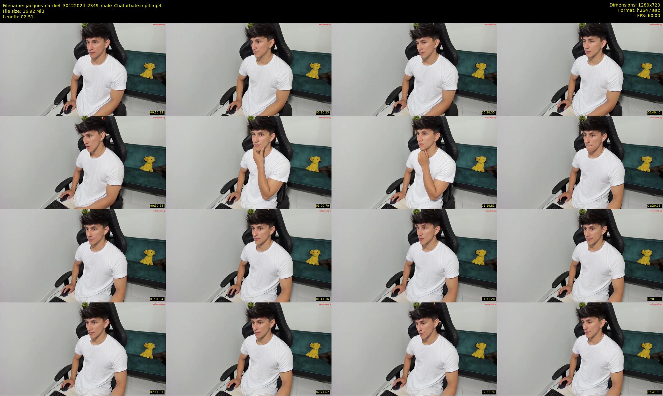 jacques_cardiet — 3 minute Chaturbate male cam show recording, 720p, Dec 30, 2024