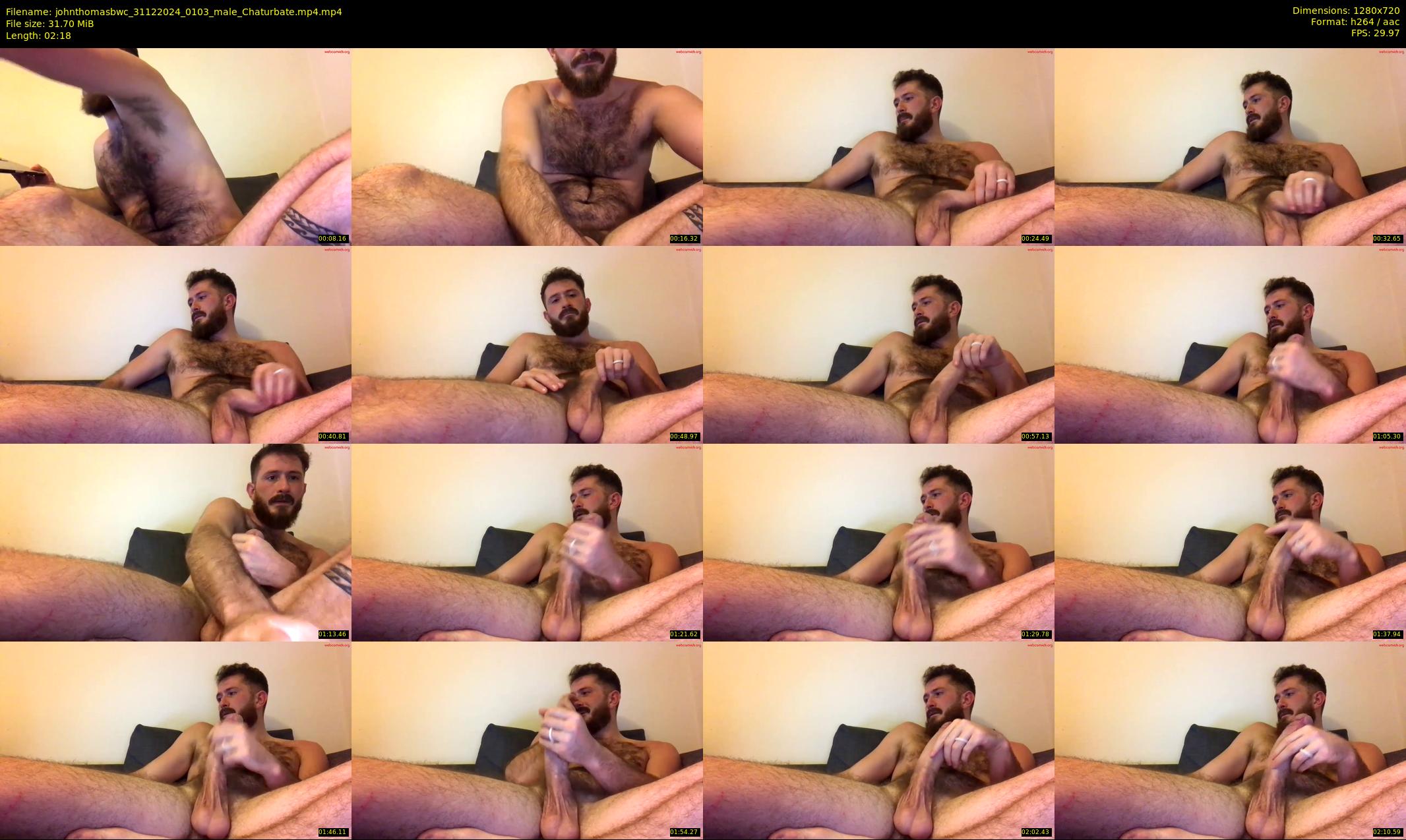 johnthomasbwc — 3 minute Chaturbate male cam show recording, 720p, Dec 31, 2024