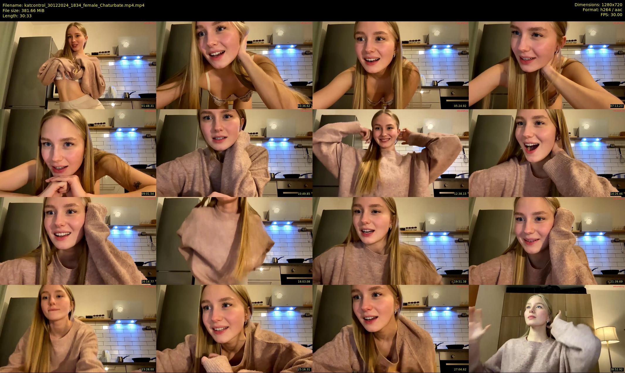 katcontrol — 31 minute Chaturbate female cam show recording, 720p, Dec 30, 2024