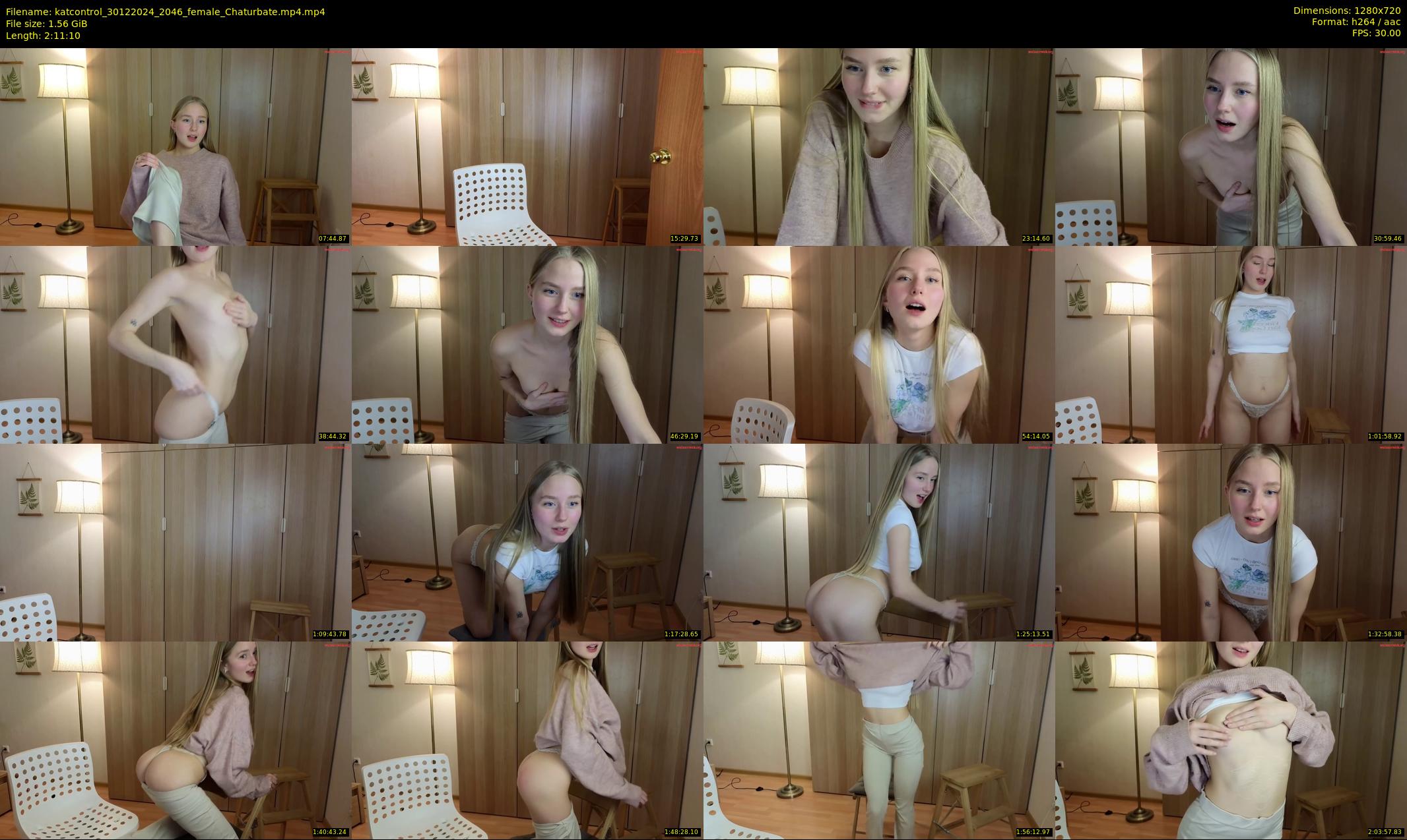 katcontrol — 132 minute Chaturbate female cam show recording, 720p, Dec 30, 2024