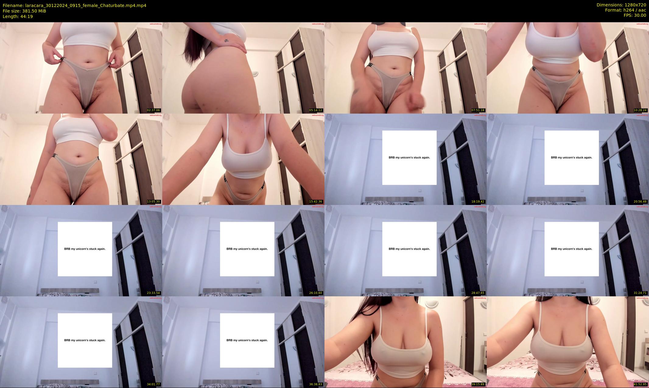 laracara — 45 minute Chaturbate female cam show recording, 720p, Dec 30, 2024