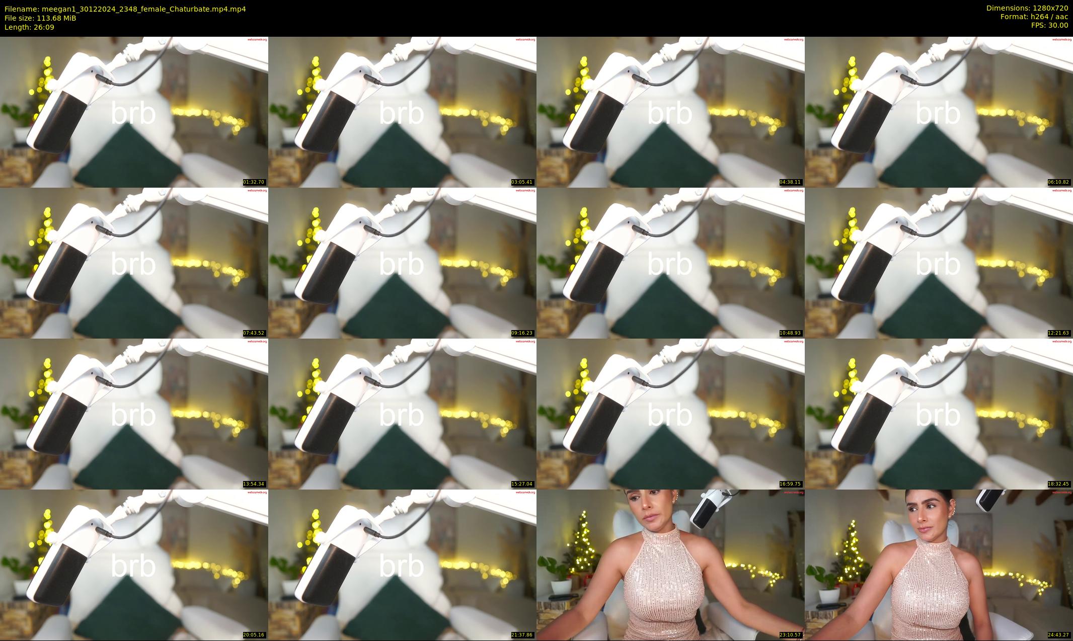 meegan1 — 27 minute Chaturbate female cam show recording, 720p, Dec 30, 2024