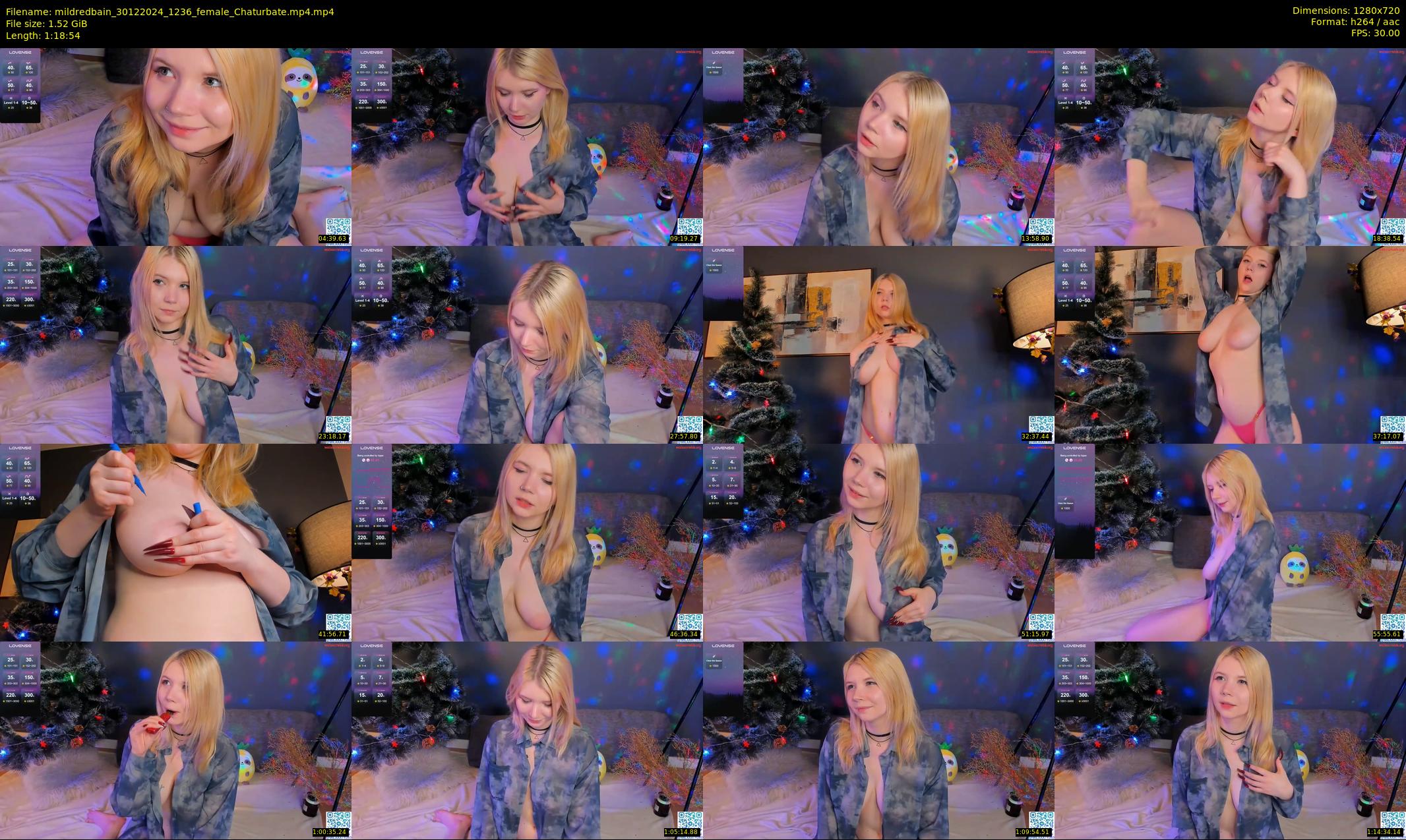 mildredbain — 79 minute Chaturbate female cam show recording, 720p, Dec 30, 2024