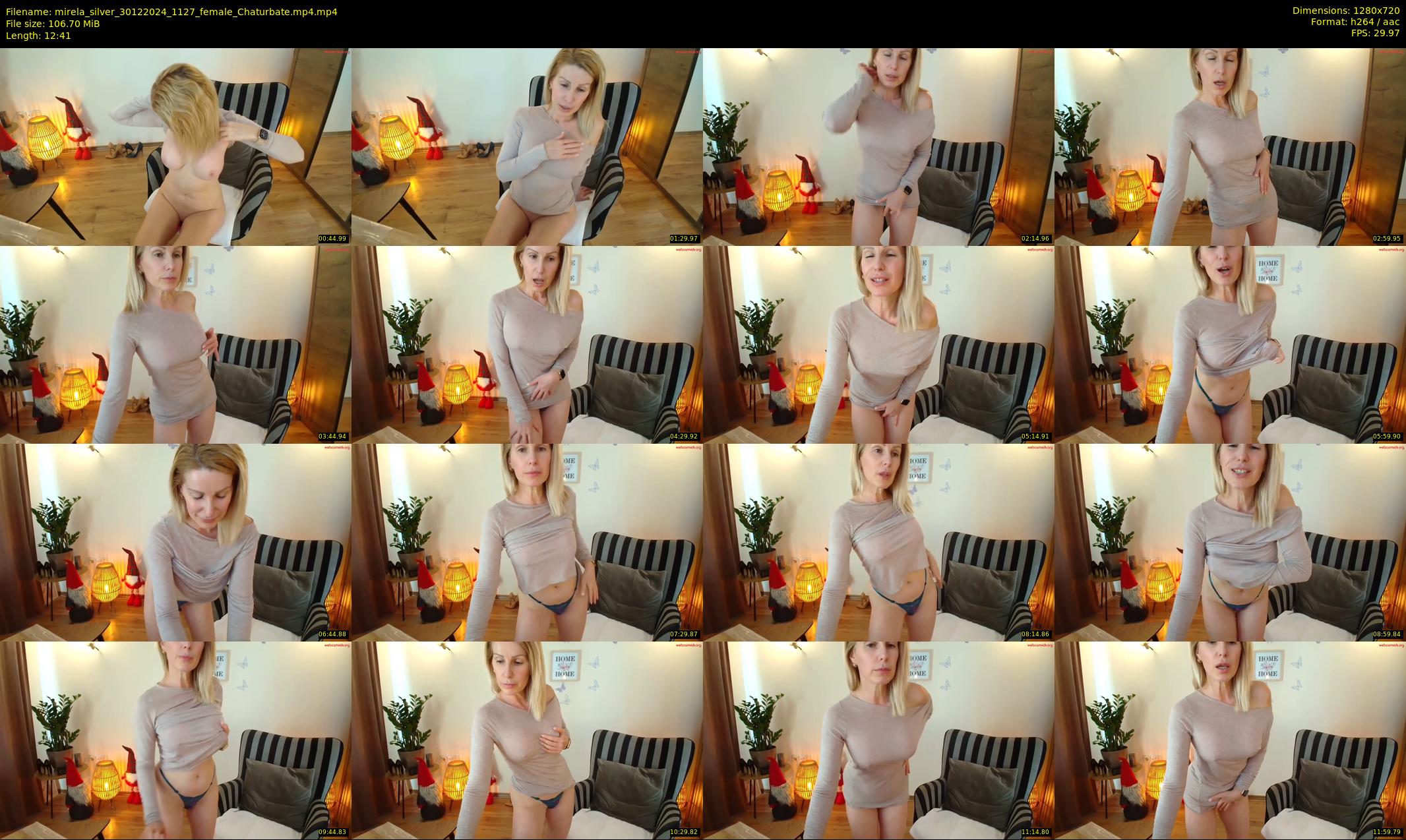 mirela_silver — 13 minute Chaturbate female cam show recording, 720p, Dec 30, 2024