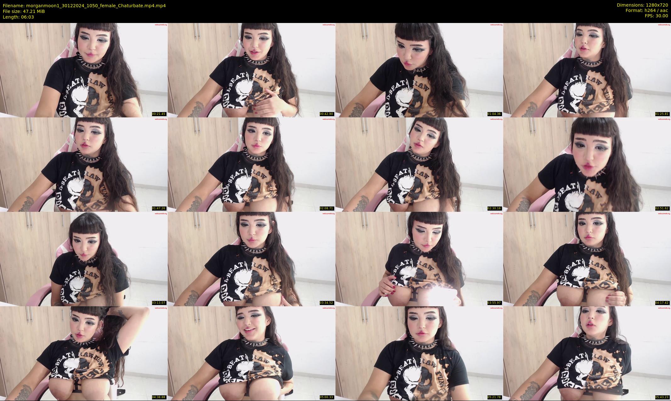 morganmoon1 — 7 minute Chaturbate female cam show recording, 720p, Dec 30, 2024