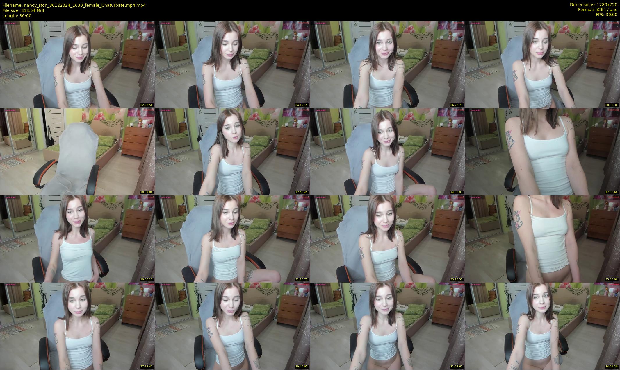 nancy_ston — 36 minute Chaturbate female cam show recording, 720p, Dec 30, 2024