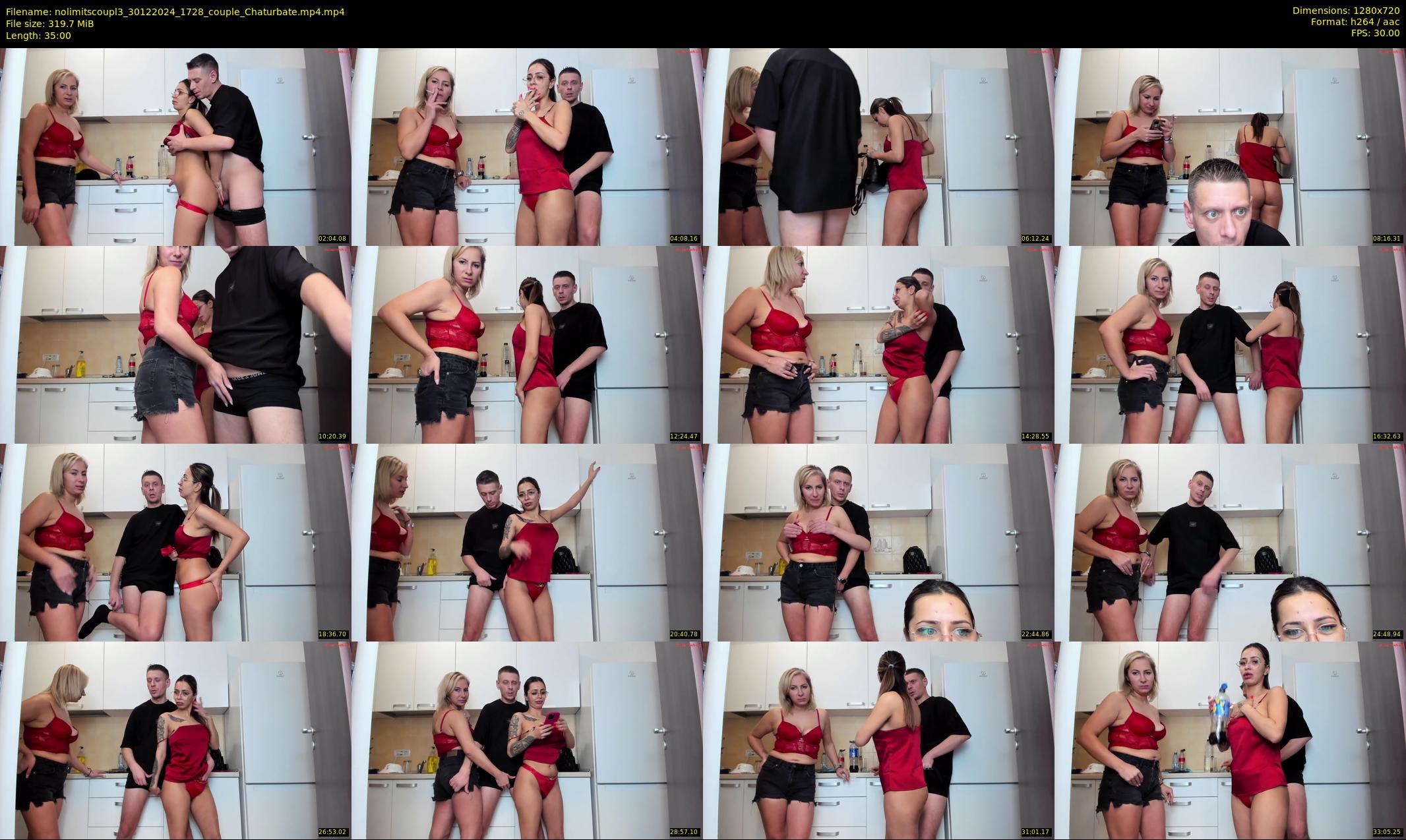 nolimitscoupl3 — 35 minute Chaturbate couple cam show recording, 720p, Dec 30, 2024