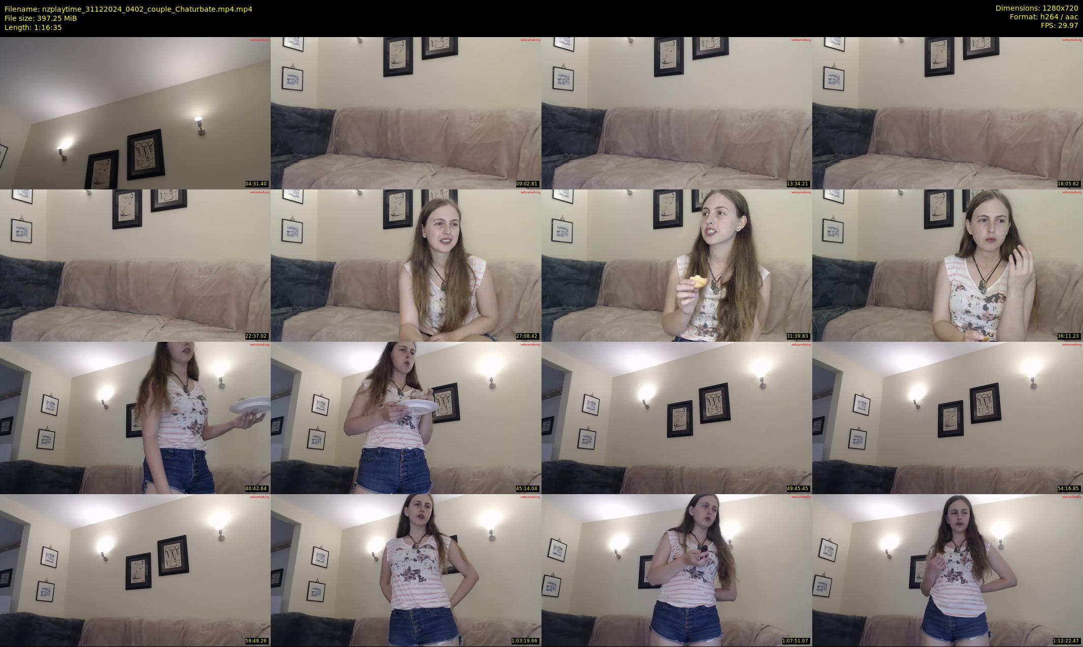 nzplaytime — 77 minute Chaturbate couple cam show recording, 720p, Dec 31, 2024