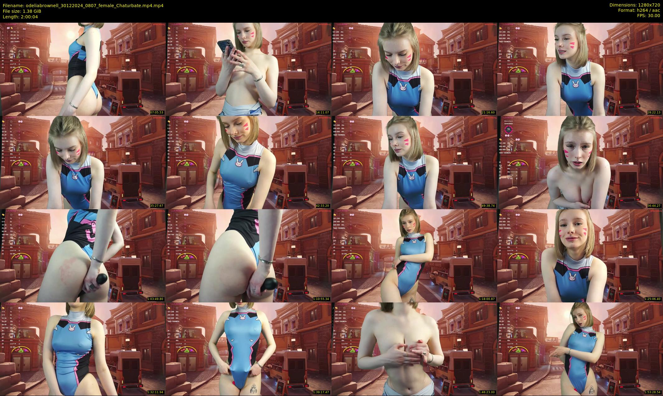 odeliabrownell — 121 minute Chaturbate female cam show recording, 720p, Dec 30, 2024