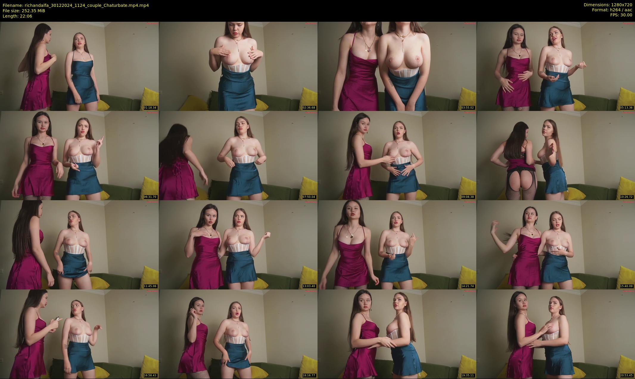 richandalfa — 23 minute Chaturbate couple cam show recording, 720p, Dec 30, 2024