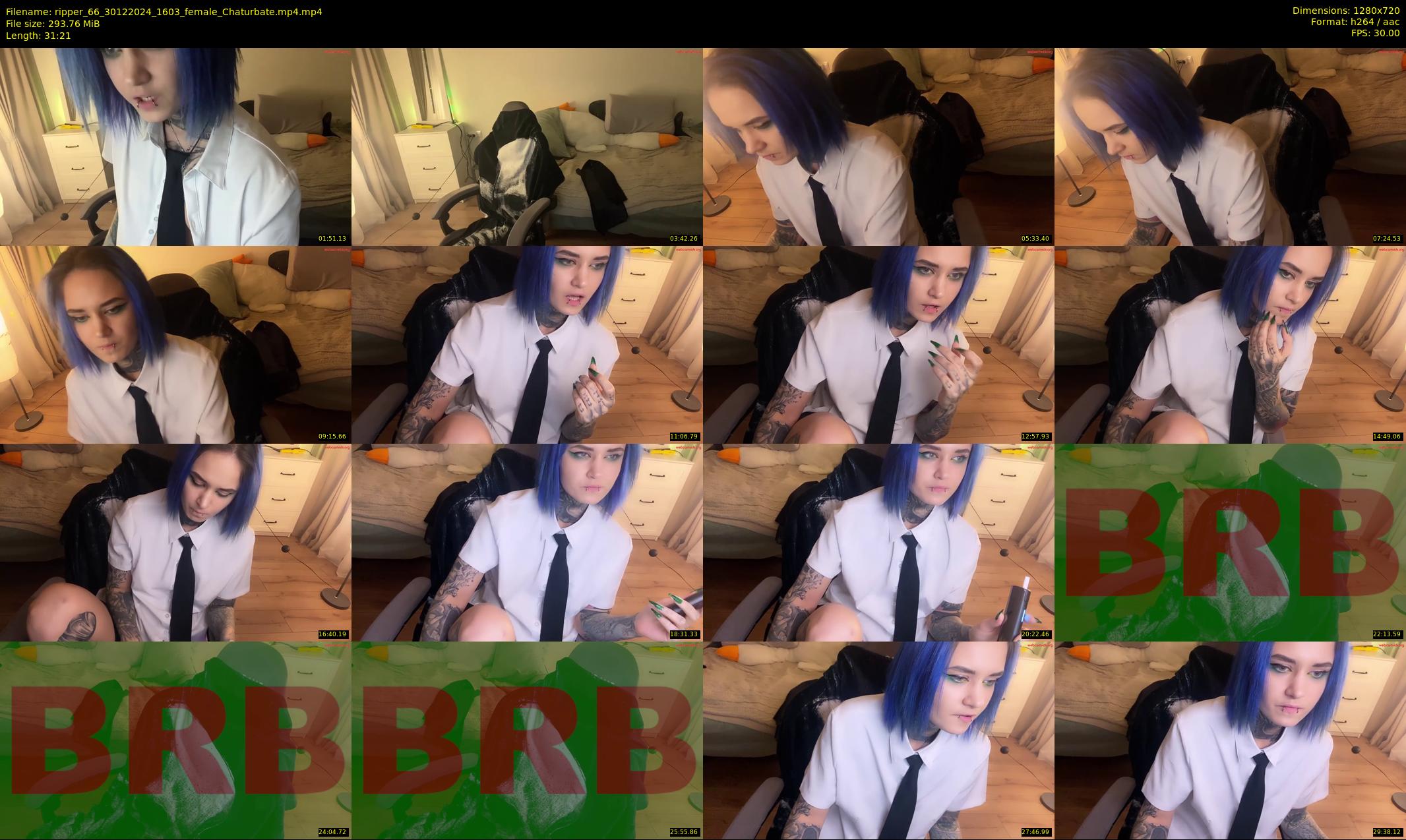 ripper_66 — 32 minute Chaturbate female cam show recording, 720p, Dec 30, 2024