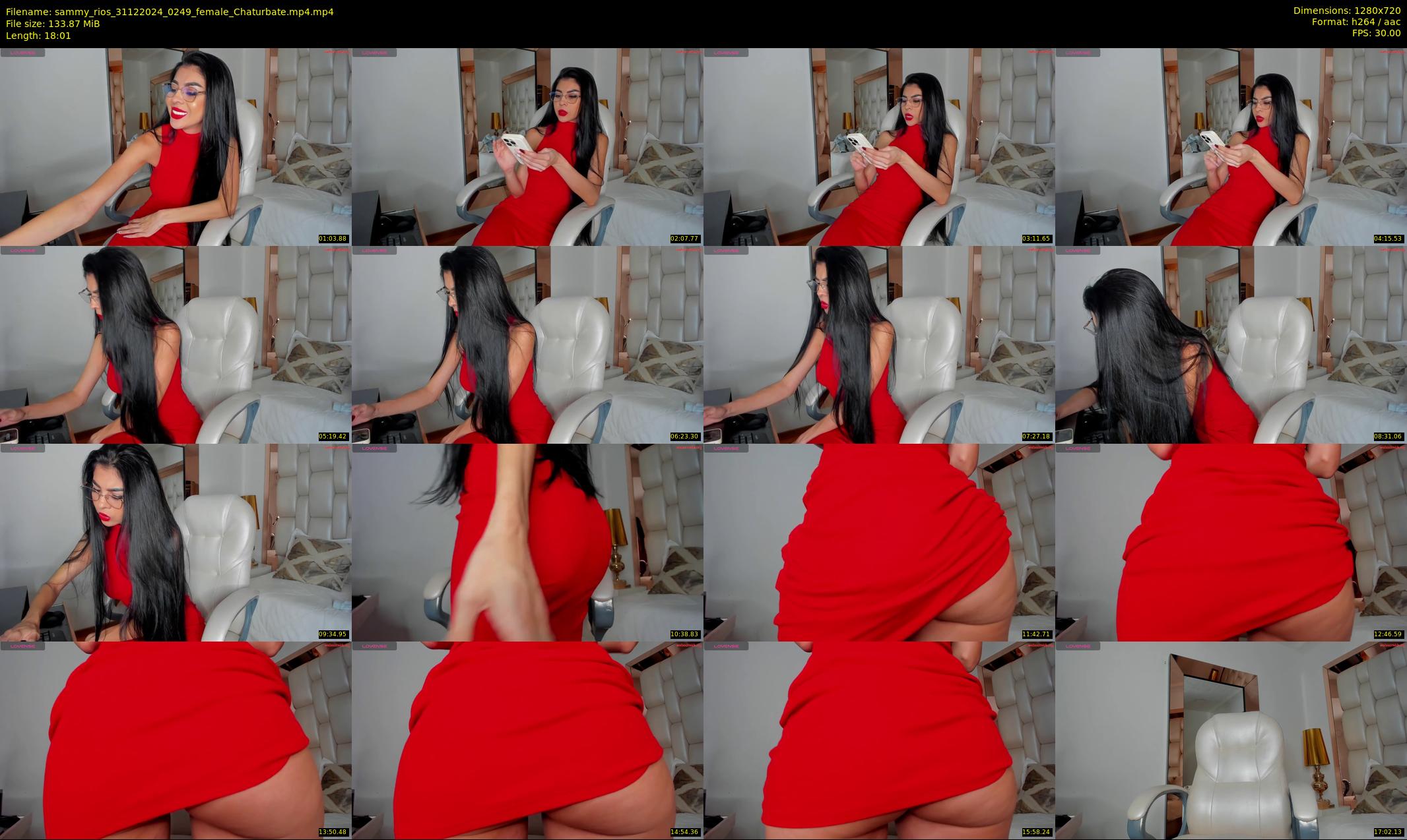 sammy_rios — 19 minute Chaturbate female cam show recording, 720p, Dec 31, 2024