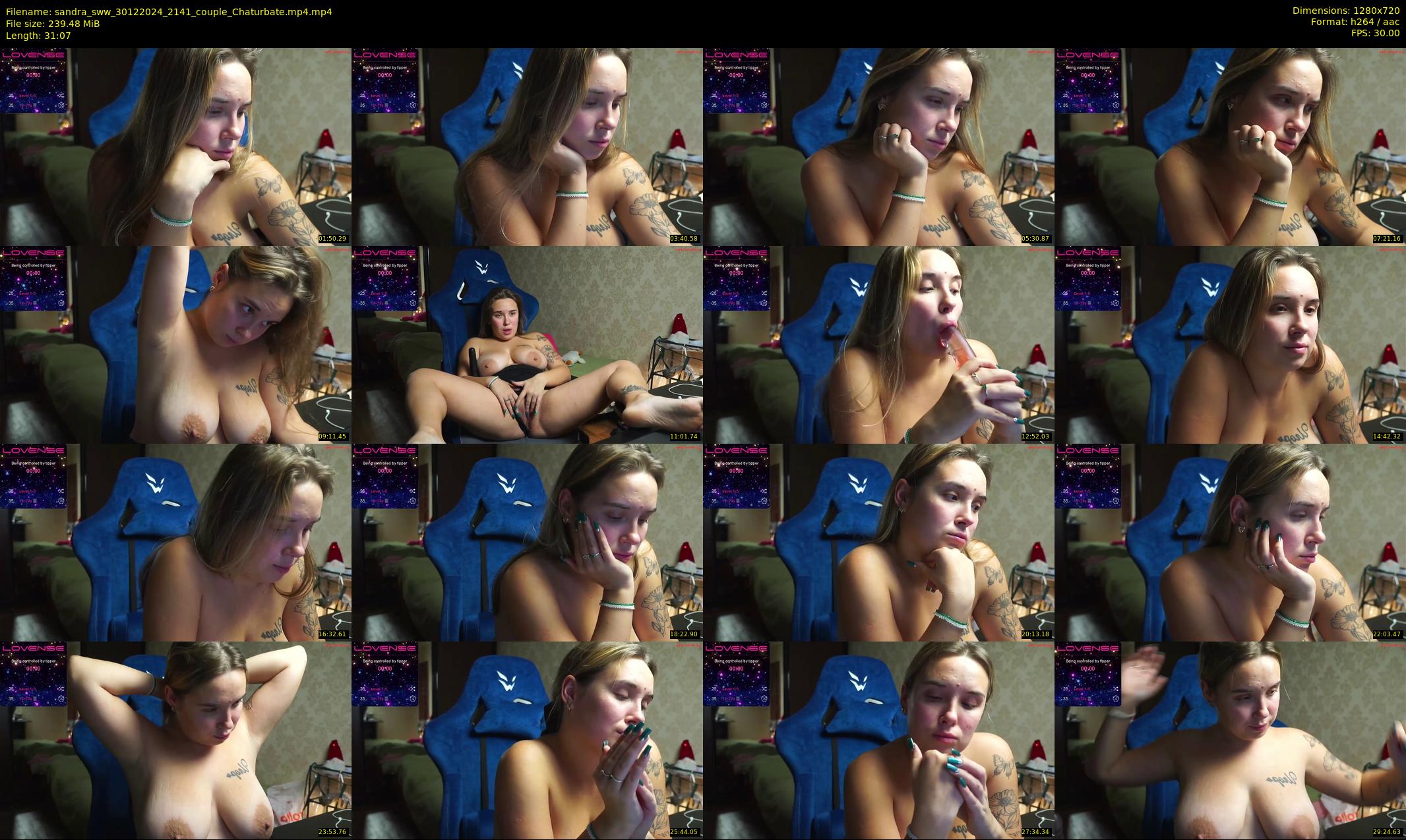 sandra_sww — 32 minute Chaturbate couple cam show recording, 720p, Dec 30, 2024