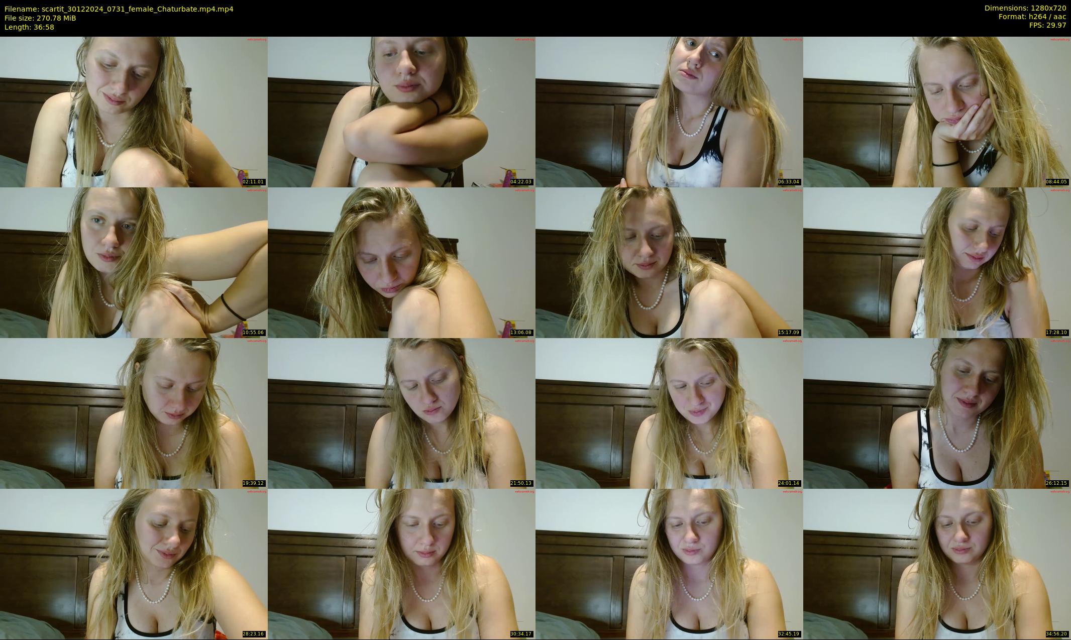 scartit — 37 minute Chaturbate female cam show recording, 720p, Dec 30, 2024