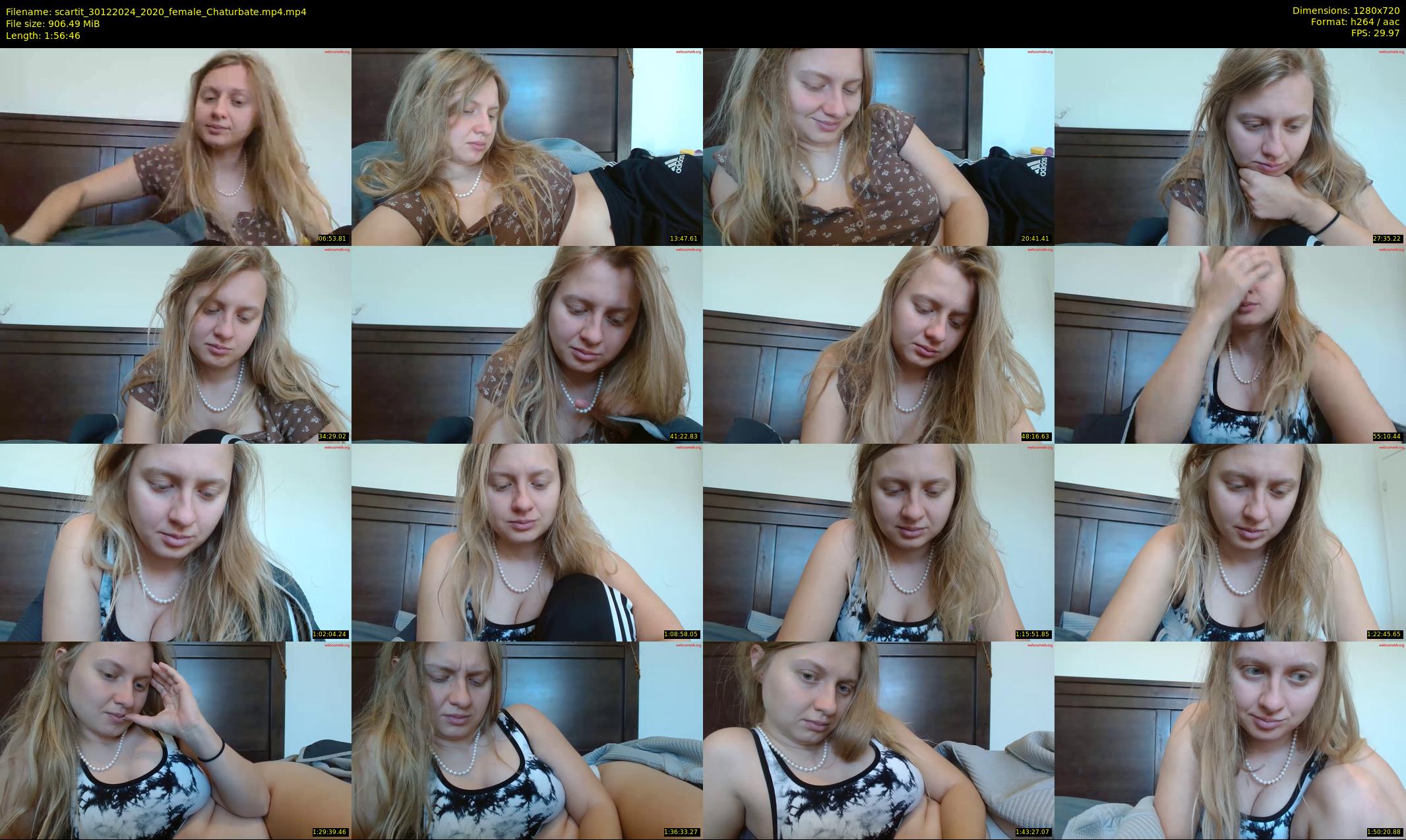 scartit — 117 minute Chaturbate female cam show recording, 720p, Dec 30, 2024