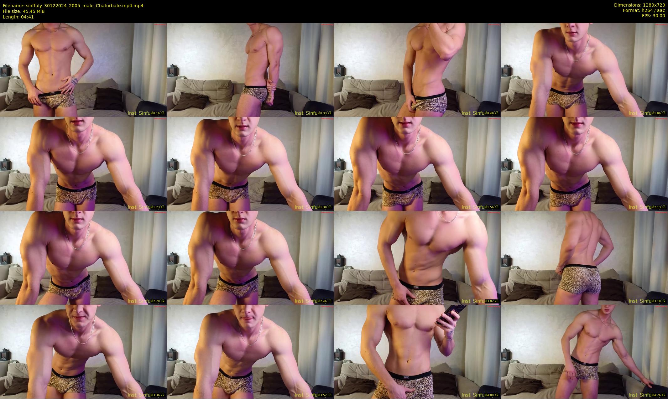 sinffuly — 5 minute Chaturbate male cam show recording, 720p, Dec 30, 2024