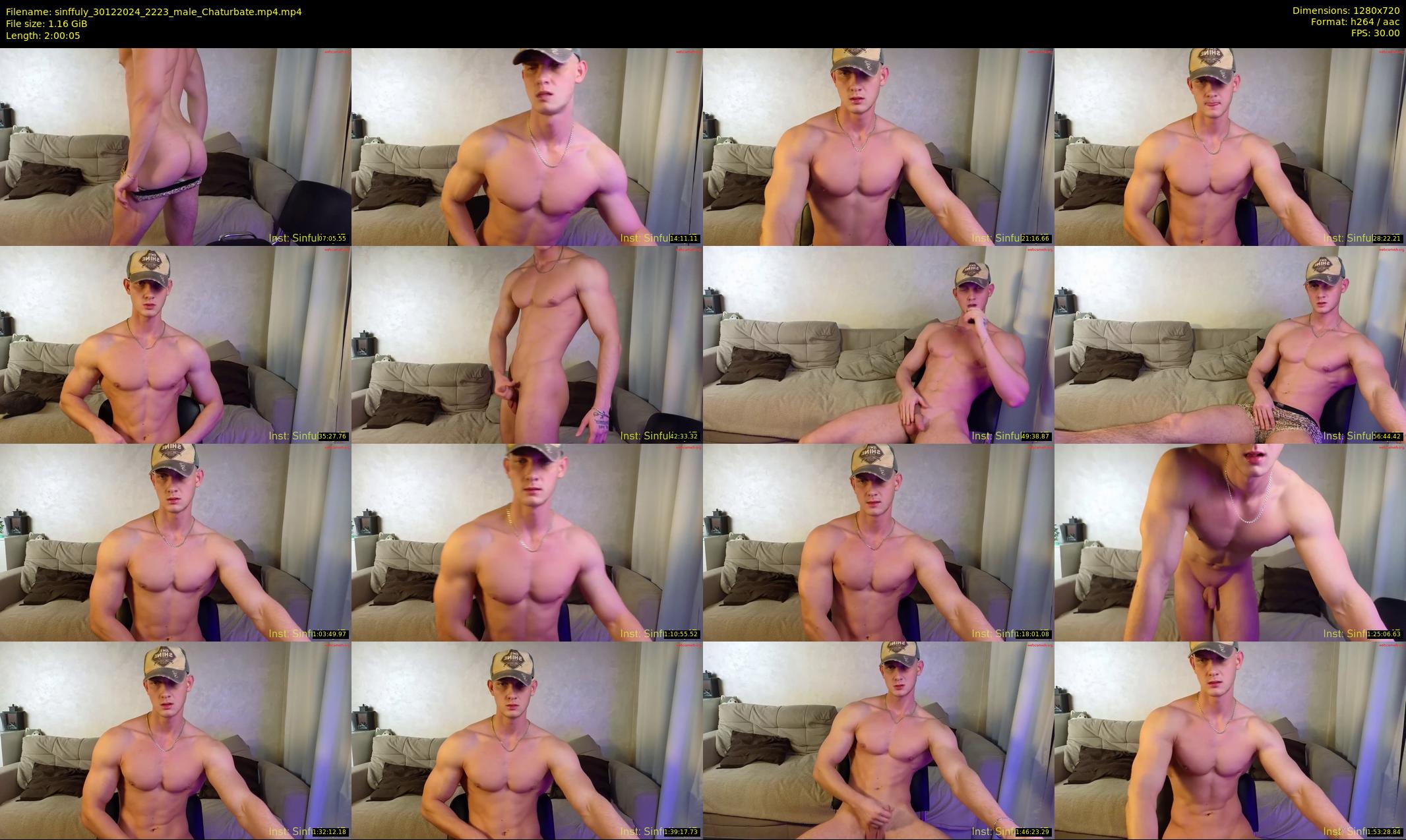 sinffuly — 121 minute Chaturbate male cam show recording, 720p, Dec 30, 2024