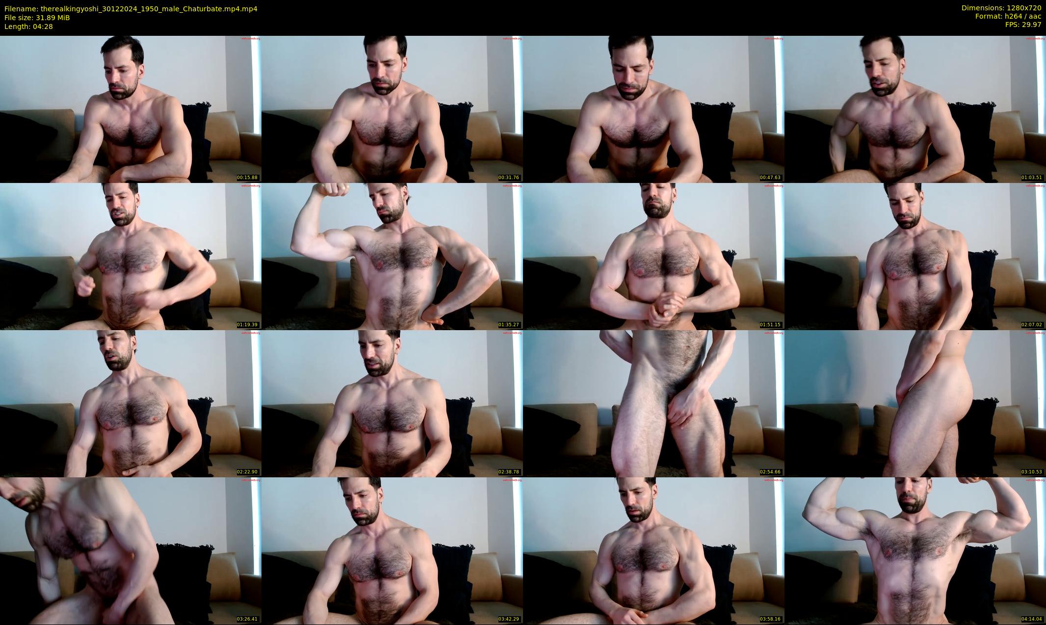 therealkingyoshi — 5 minute Chaturbate male cam show recording, 720p, Dec 30, 2024