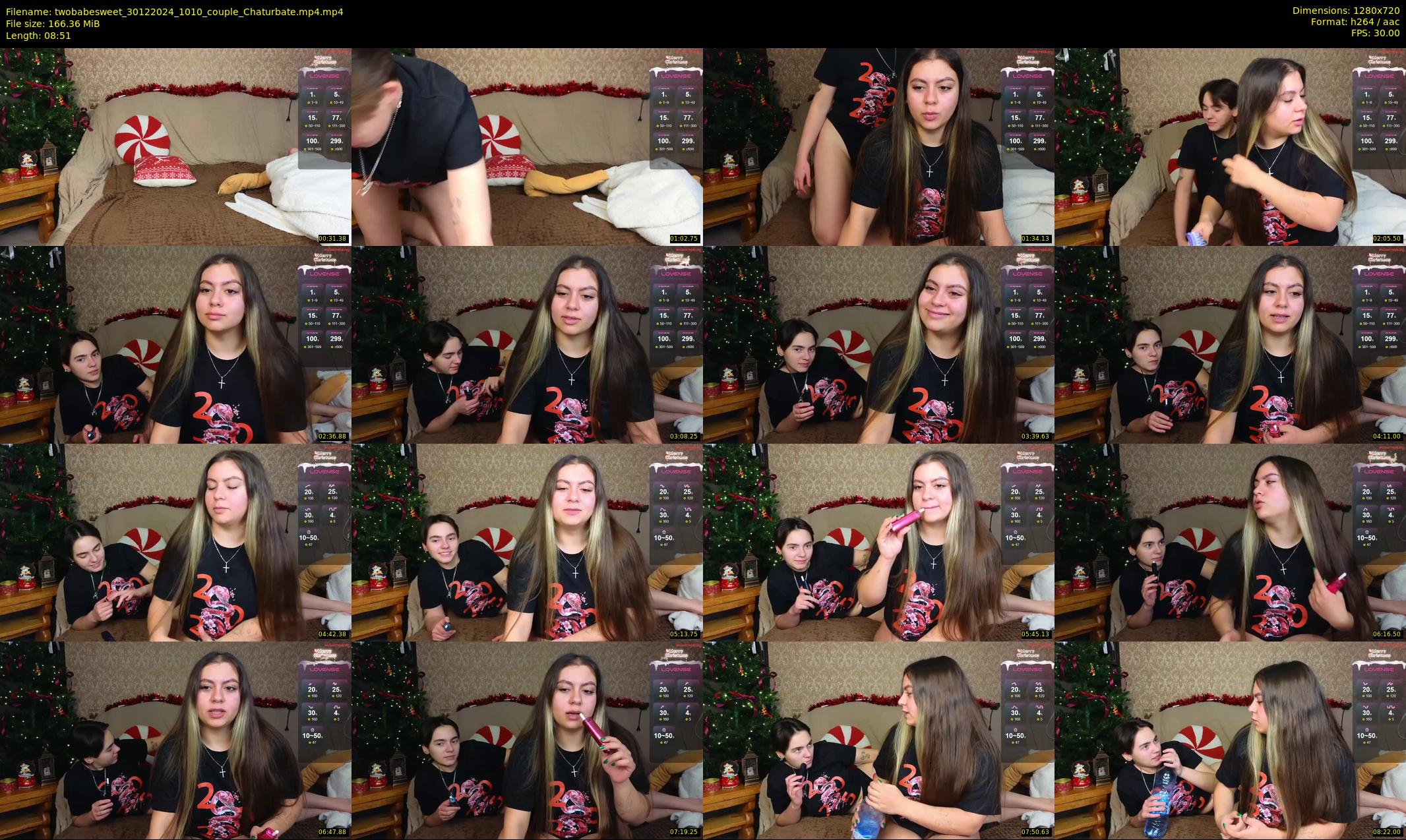 twobabesweet — 9 minute Chaturbate couple cam show recording, 720p, Dec 30, 2024