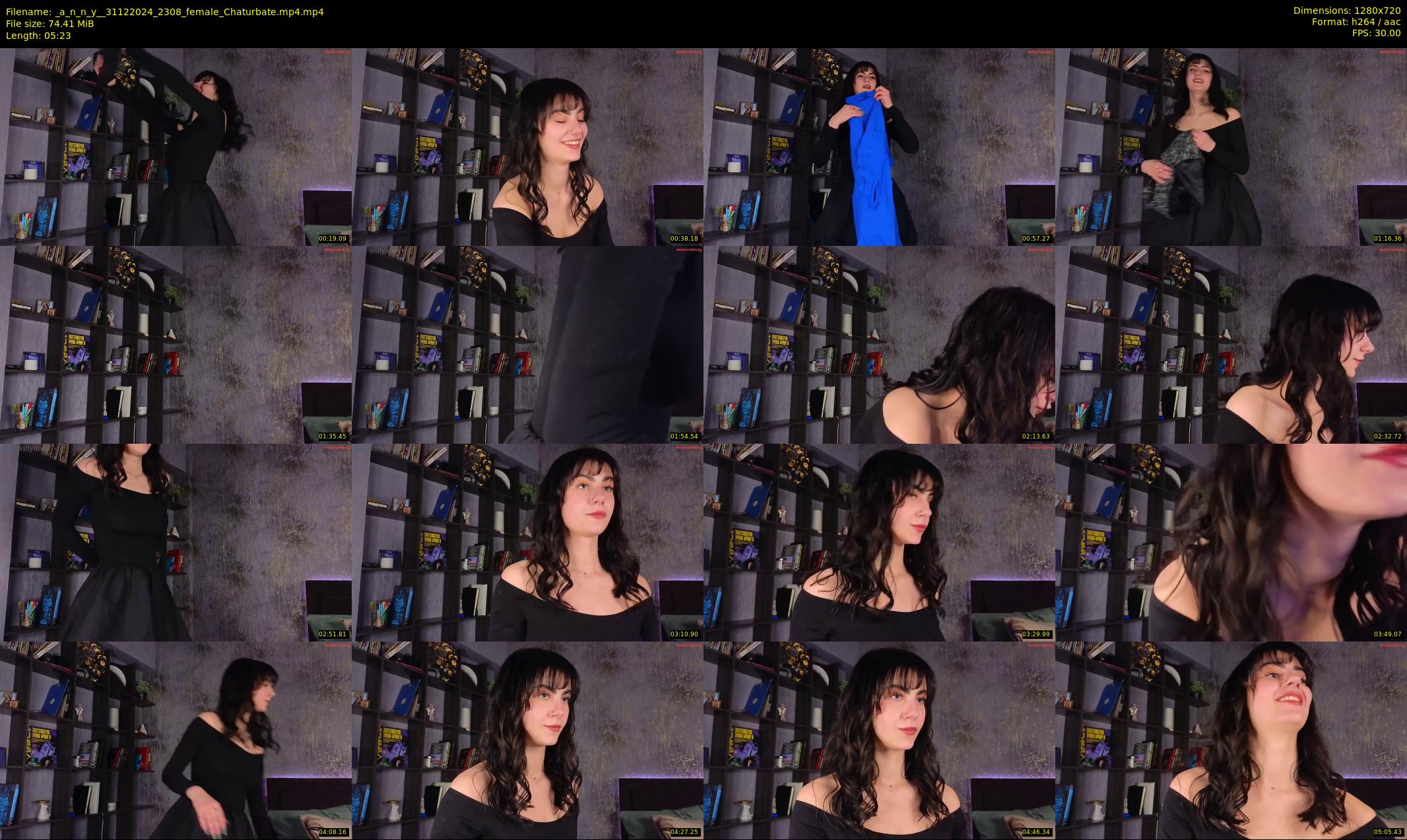 _a_n_n_y_ — 6 minute Chaturbate female cam show recording, 720p, Dec 31, 2024