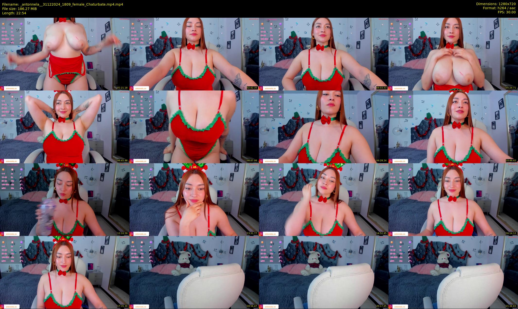 _antonnela_ — 23 minute Chaturbate female cam show recording, 720p, Dec 31, 2024