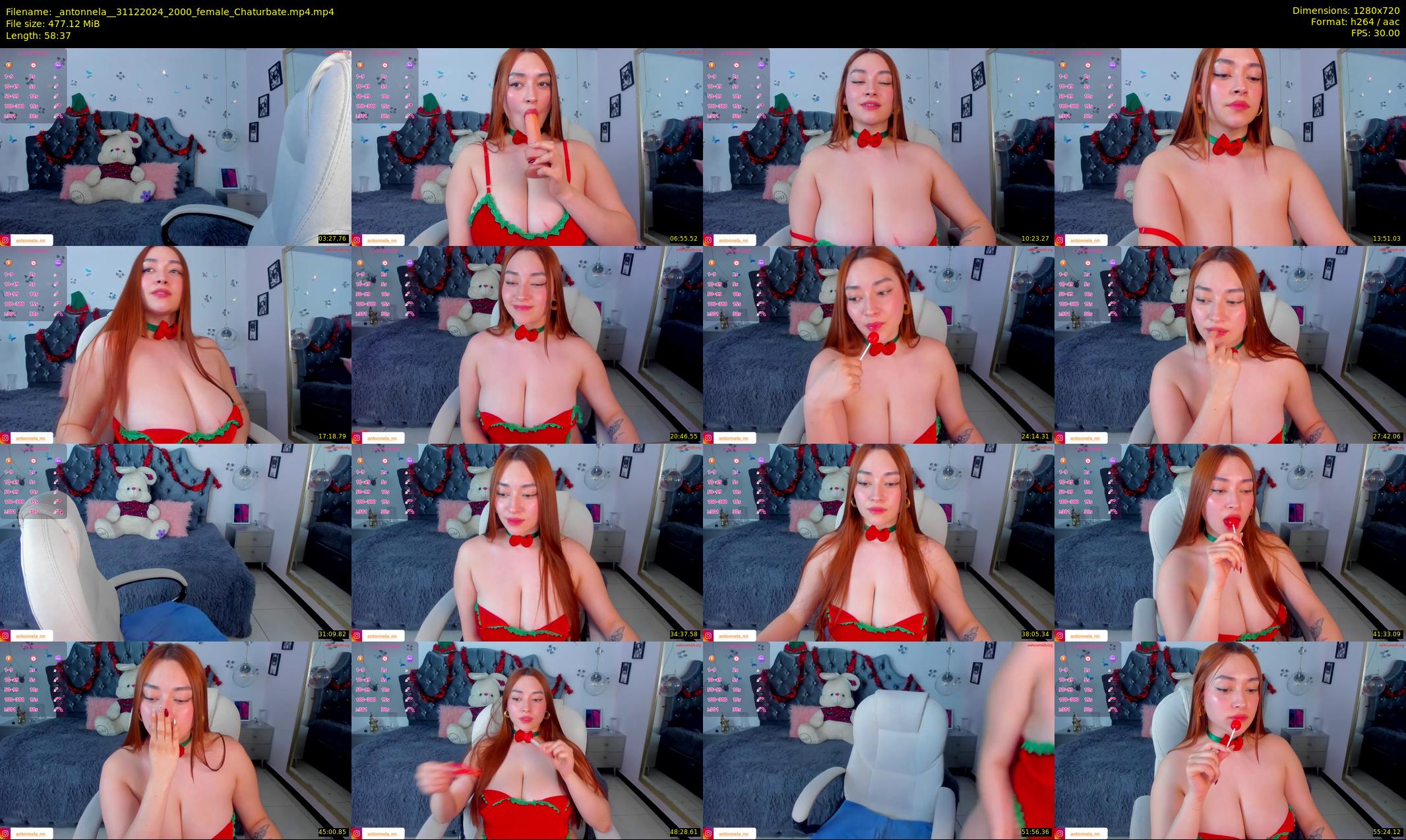 _antonnela_ — 59 minute Chaturbate female cam show recording, 720p, Dec 31, 2024