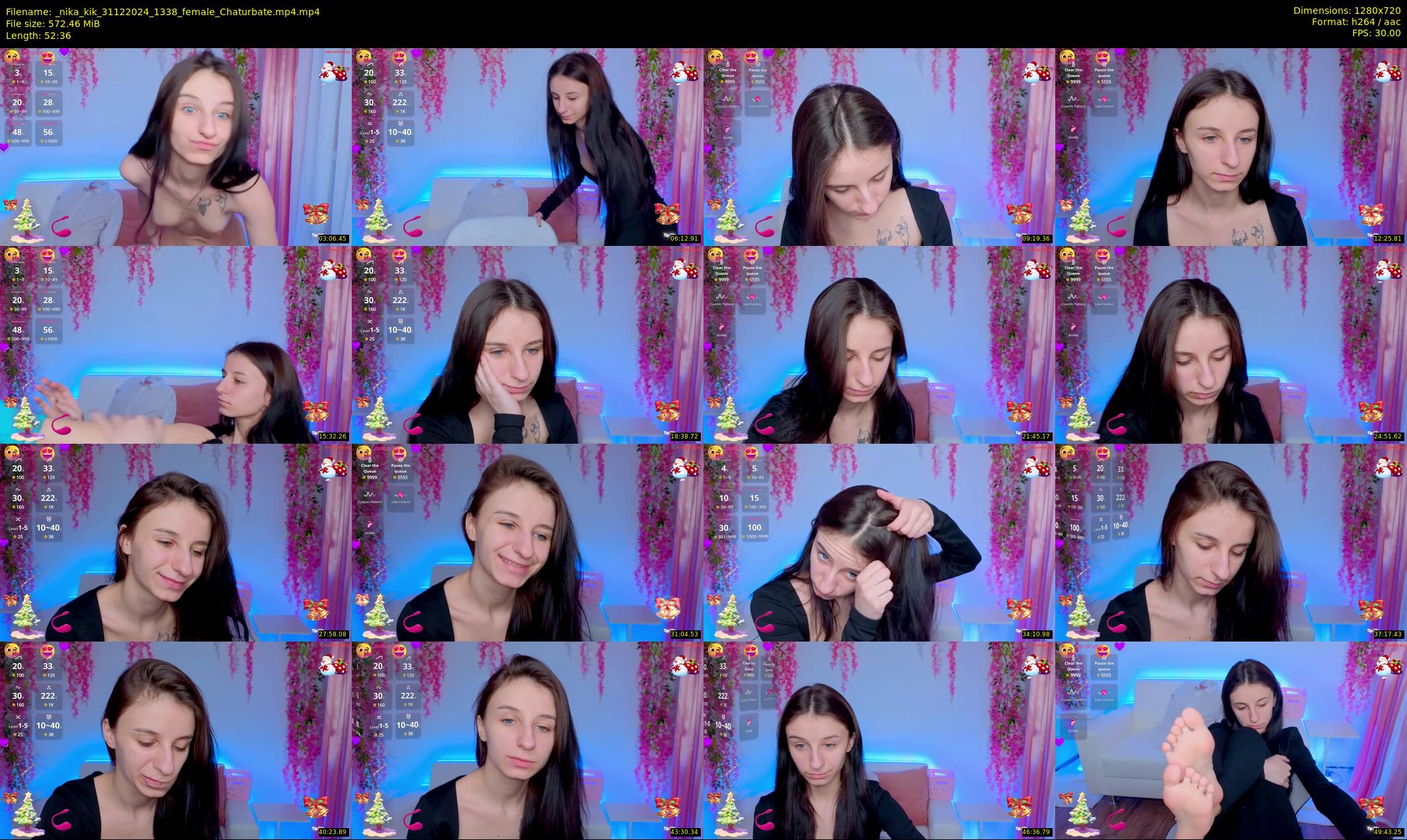 _nika_kik — 53 minute Chaturbate female cam show recording, 720p, Dec 31, 2024
